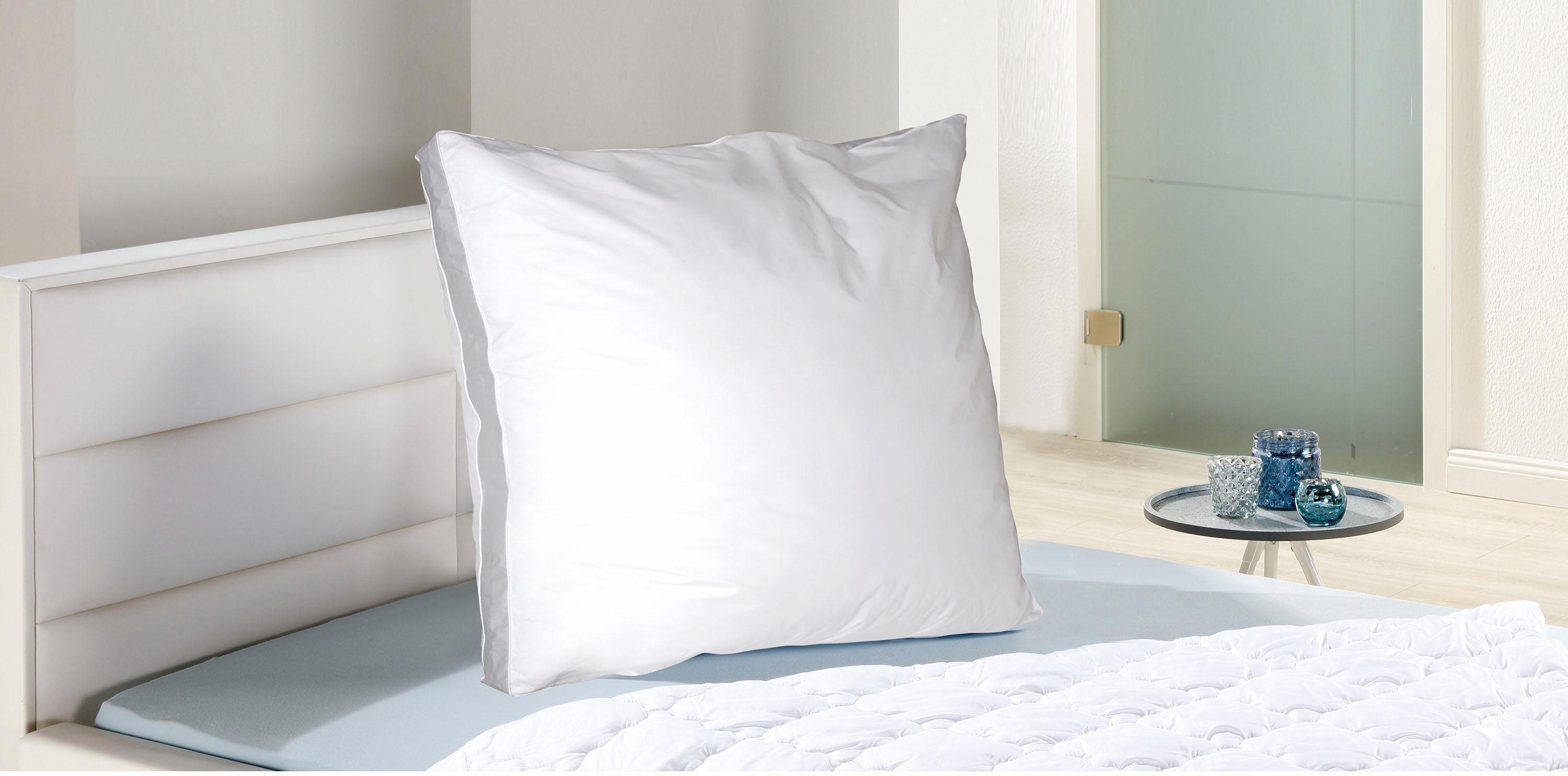 KBT Bettwaren 3-Kammer-Kopfkissen Wellness Hybrid, Füllung: Polyester & Fed günstig online kaufen