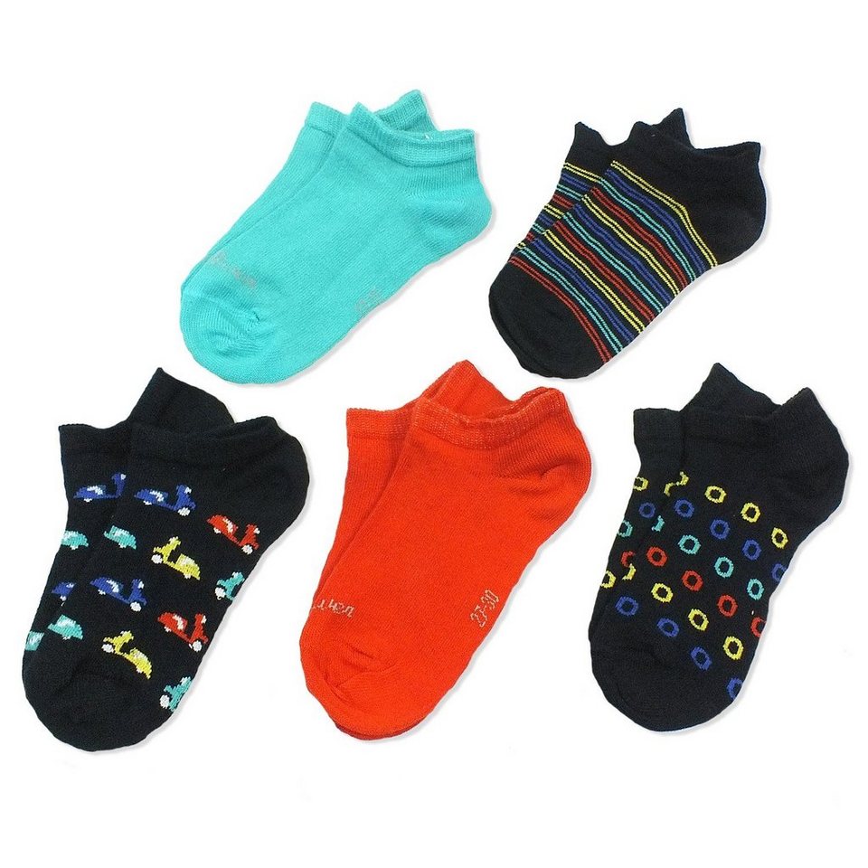 s.Oliver Sneakersocken S24139 (Packung, 5-Paar, 5 Paar) Kinder  Sneaker-Socken, Sneakersocken, Jungen & Mädchen, Kindersocken