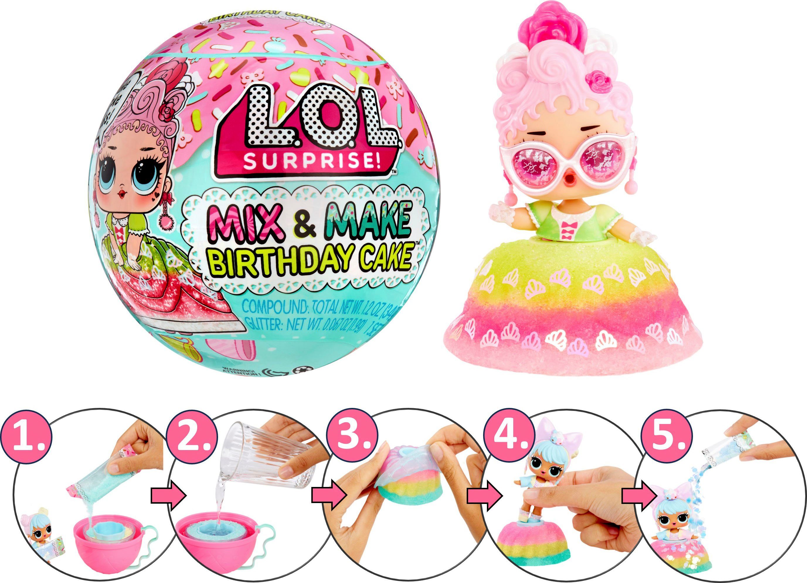 L.O.L. SURPRISE! Kreativset L.O.L. Surprise Mix & Mix Birthday Cake, inklui günstig online kaufen