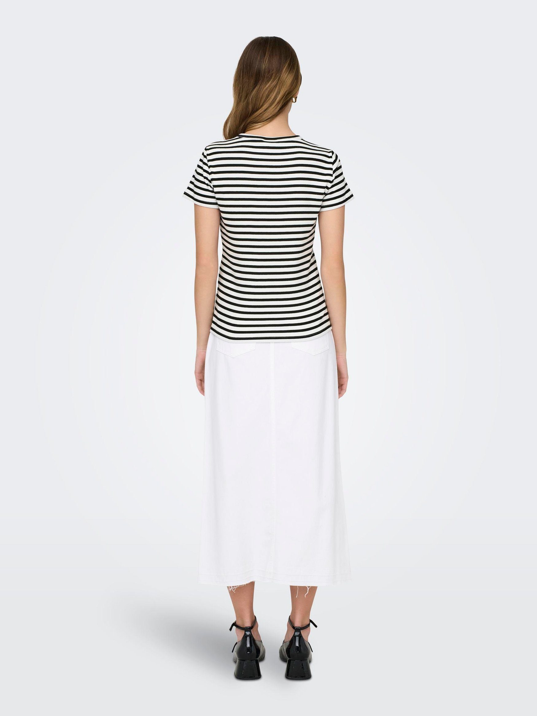 JACQUELINE de YONG T-Shirt Gestreiftes Basic günstig online kaufen