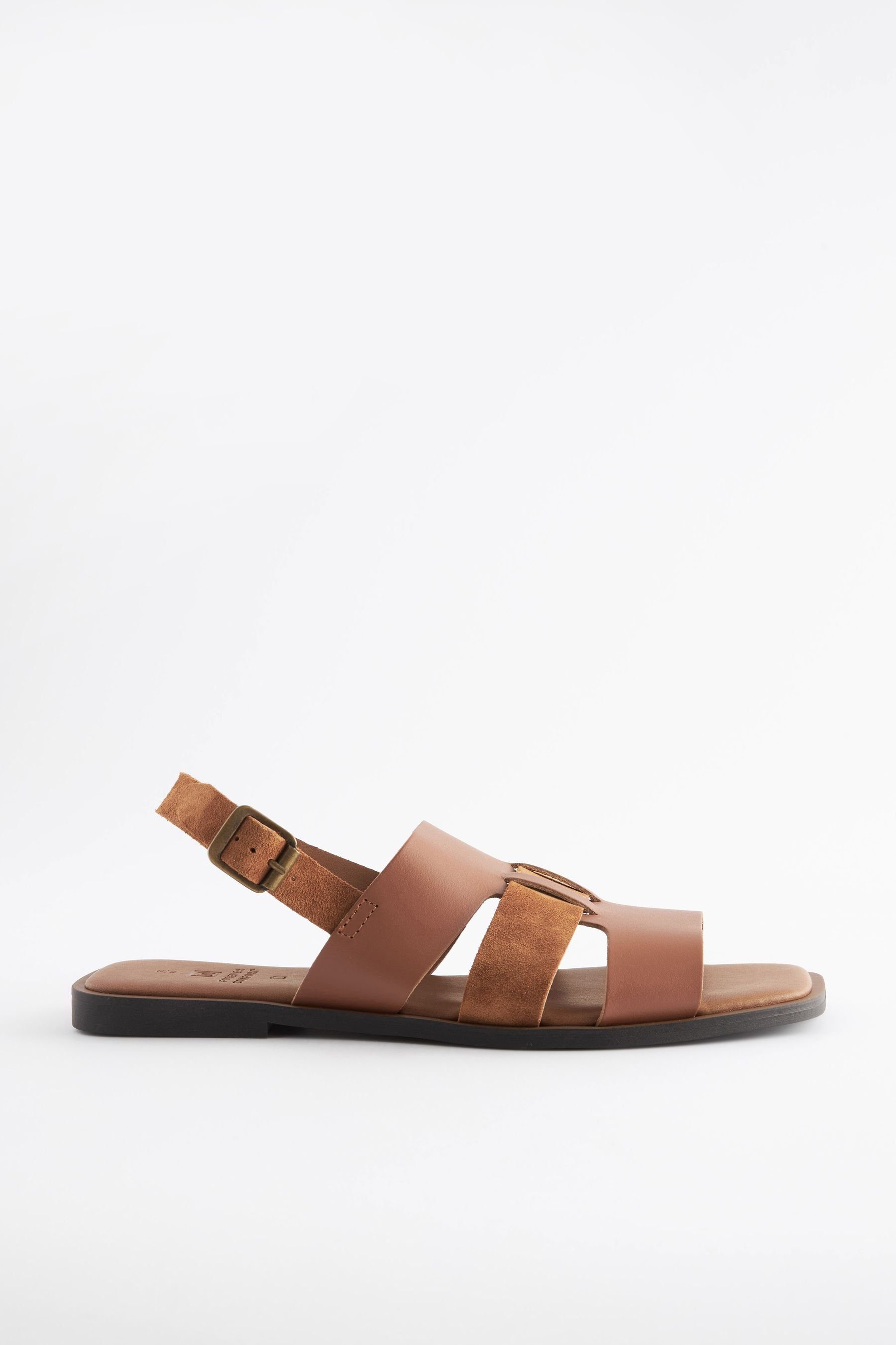 Forever Comfort® Slingbacks aus Leder Slingsandale
