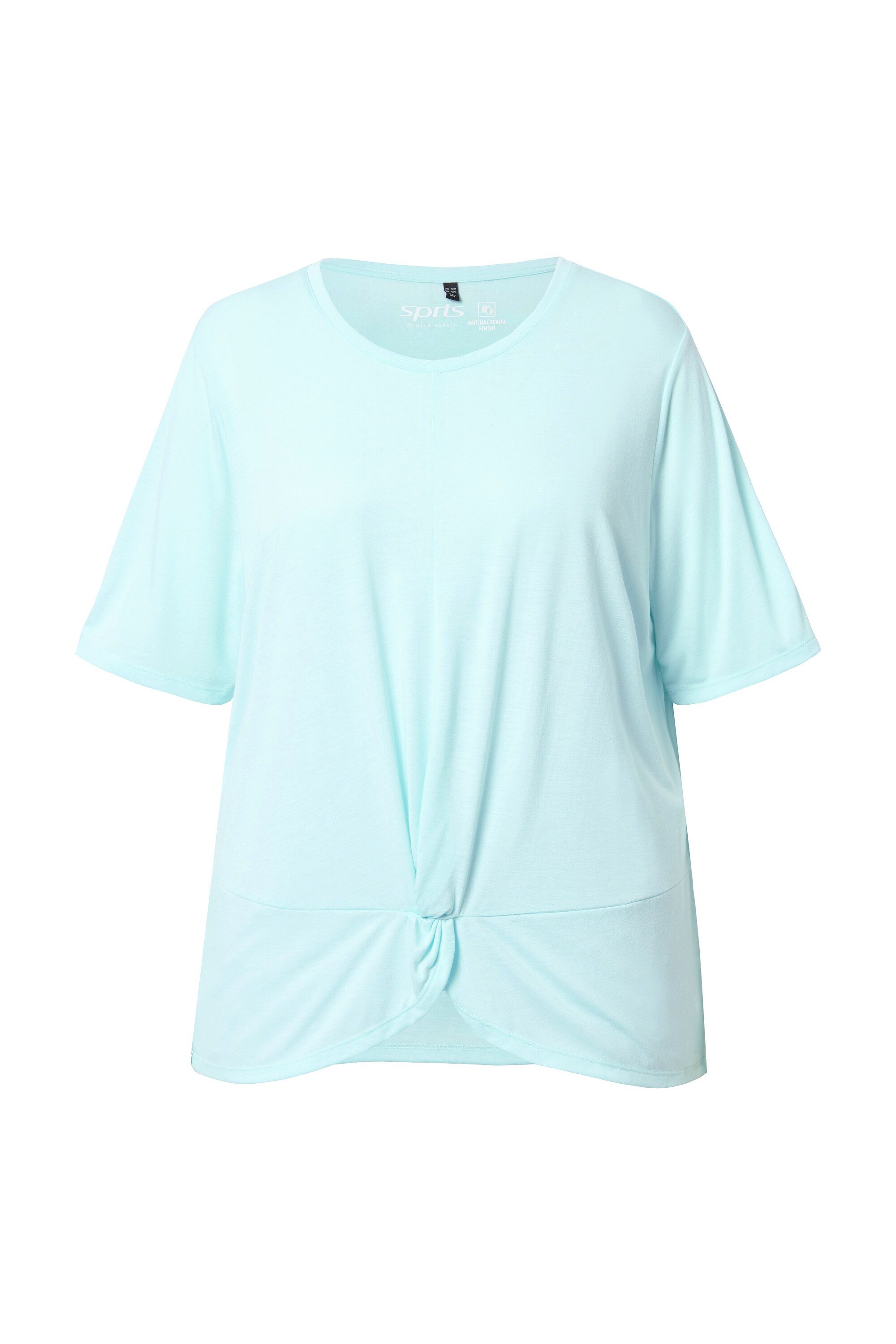 Ulla Popken T-Shirt Funktions-Shirt antibakteriell Rundhals Halbarm
