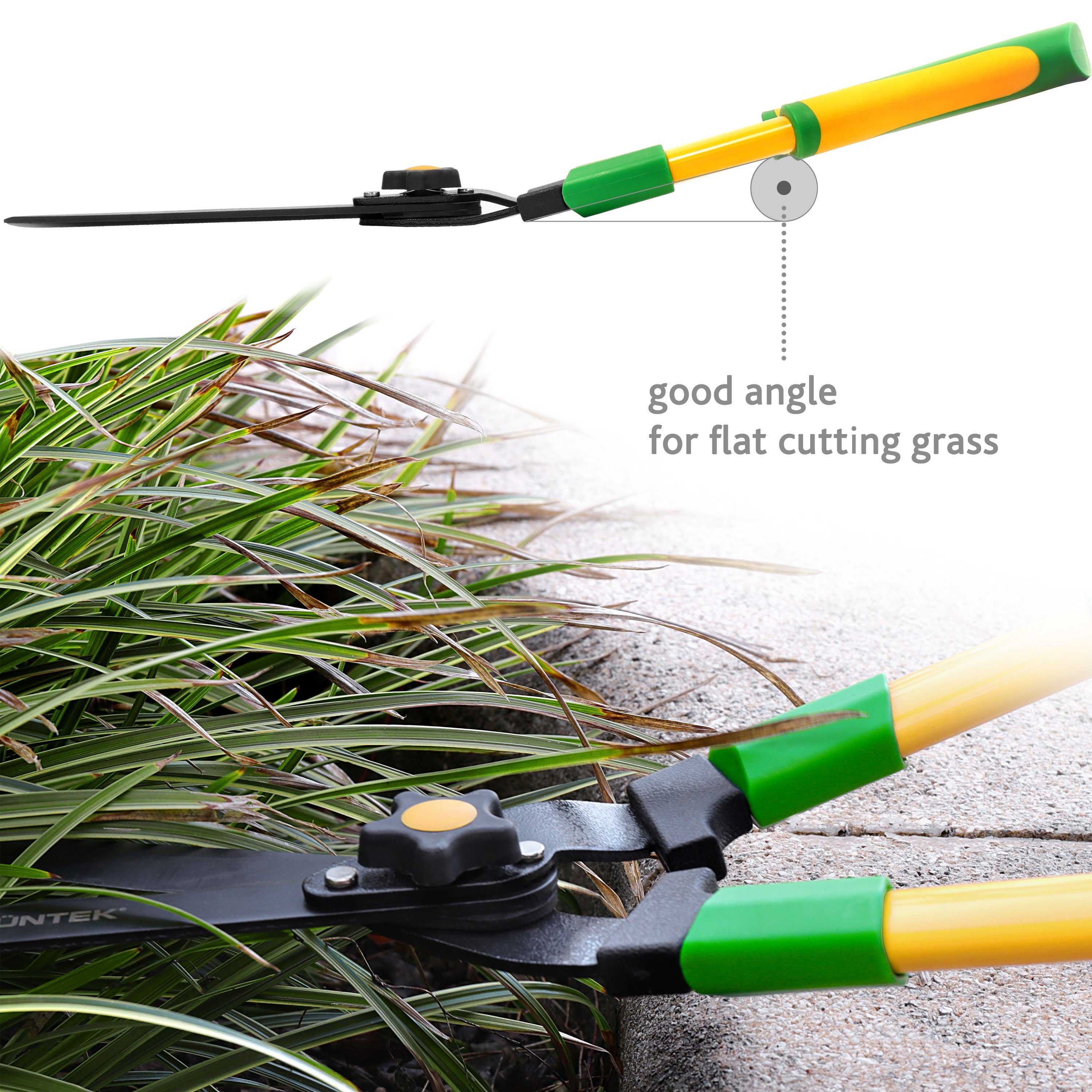 GRÜNTEK Heckenschere HECHT 560mm, Wellenschliff, Teflonbeschichtung, günstig online kaufen