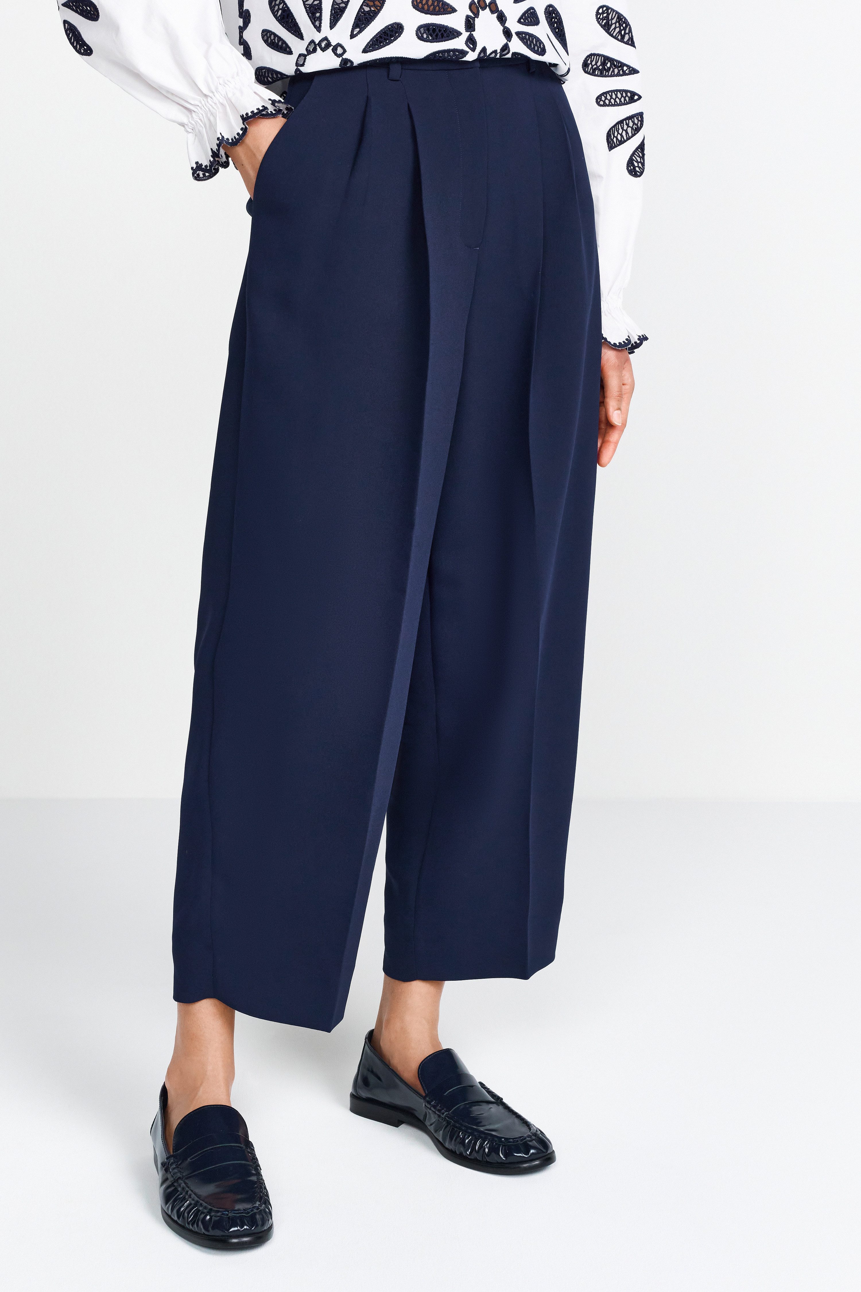 RICHROYAL Stoffhose Mit Gürtelschlaufen und verdecktem günstig online kaufen
