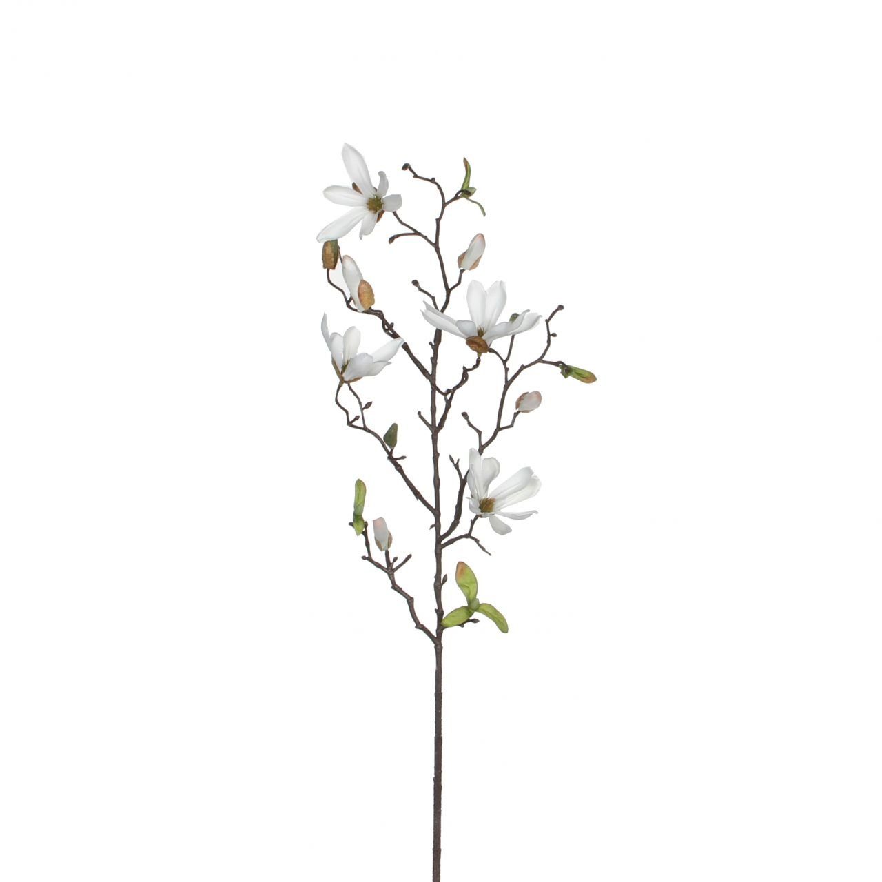 Kunstpflanze Mica künstliche Magnolia weiß, 75 cm, Mica Decorations