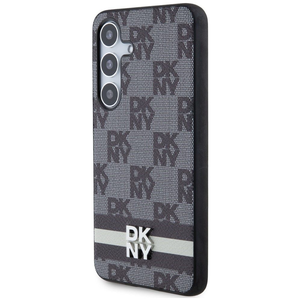 DKNY Handyhülle Schutzhülle Backcover, Kariertes Monogrammmuster, schlanke Passform