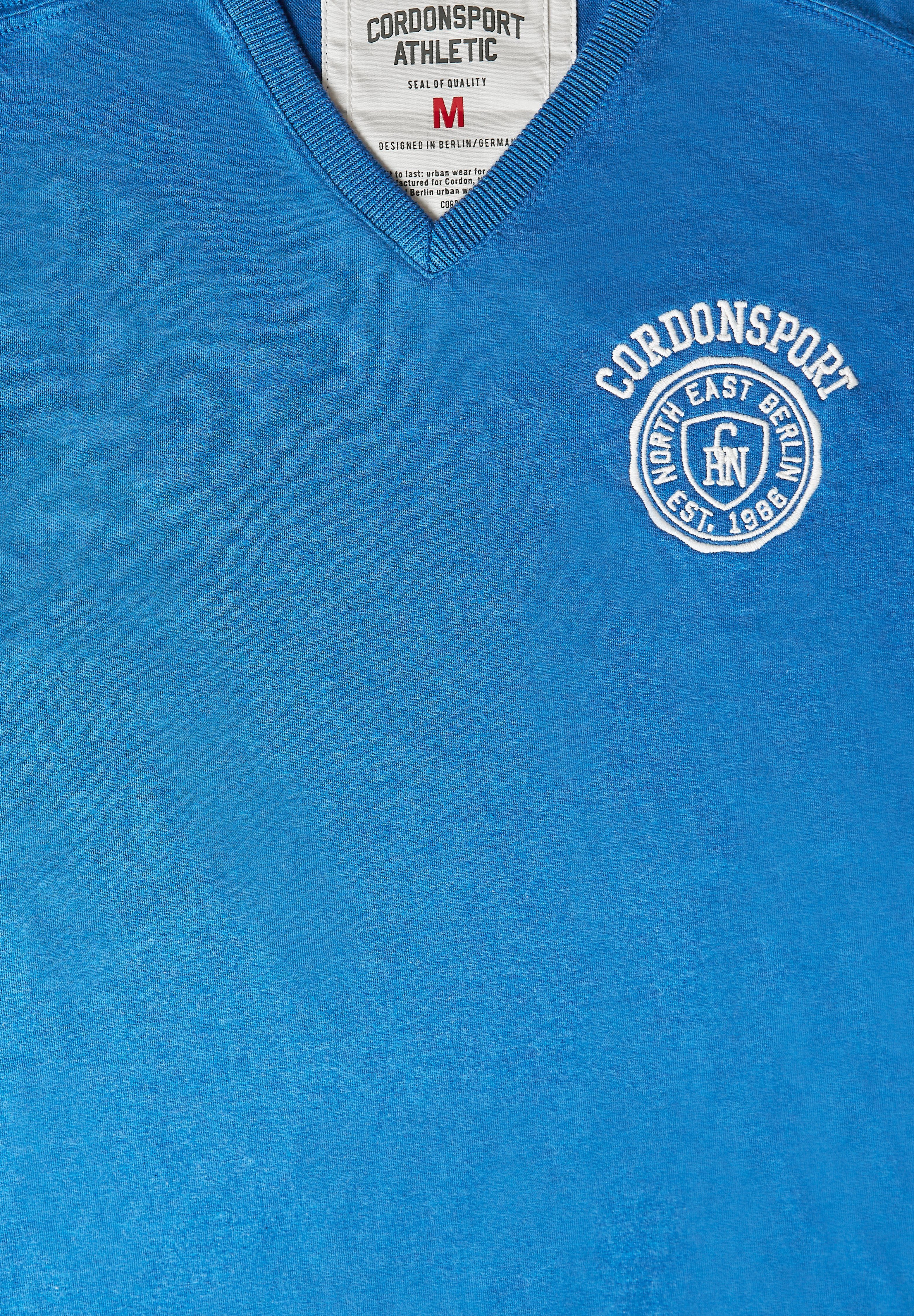 Sport royale blue T-Shirt 060 60 mel. SIOUX Cordon