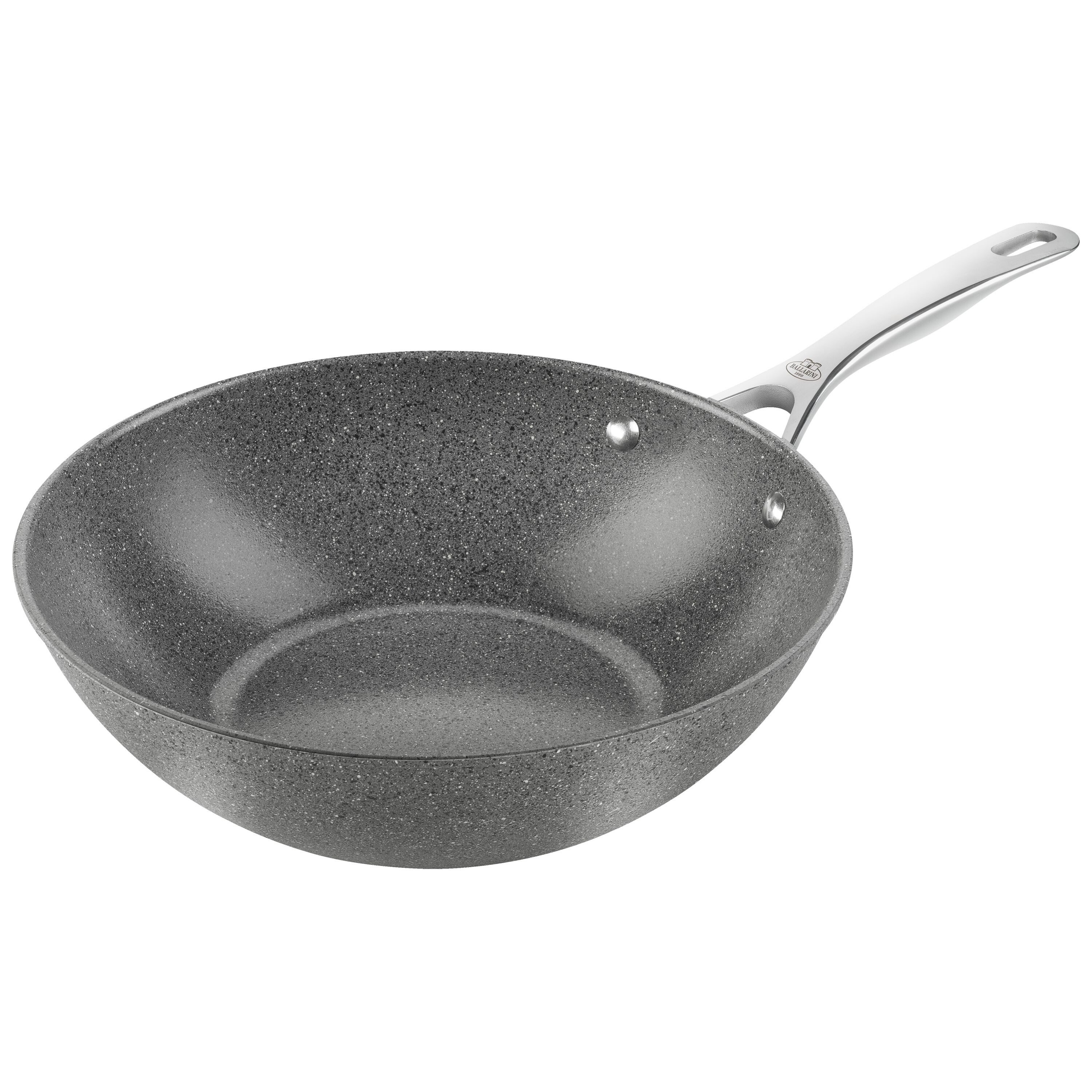 Zwilling Bratpfanne ZWILLING Wok SALINA CERAMIC LHD 50x12x30 cm silber