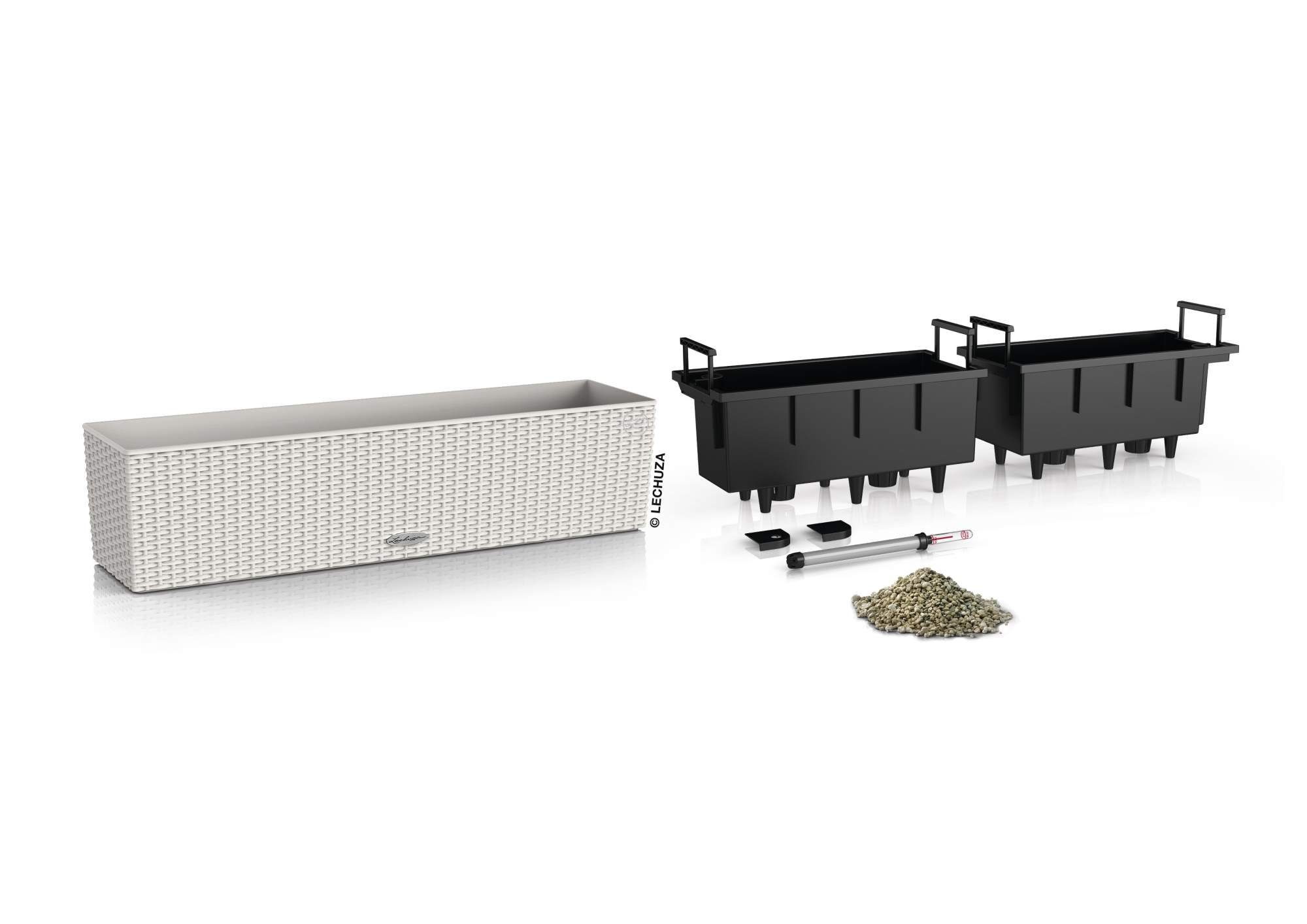 Lechuza® Balkonkasten Balconera Cottage 80 lichtgrau günstig online kaufen