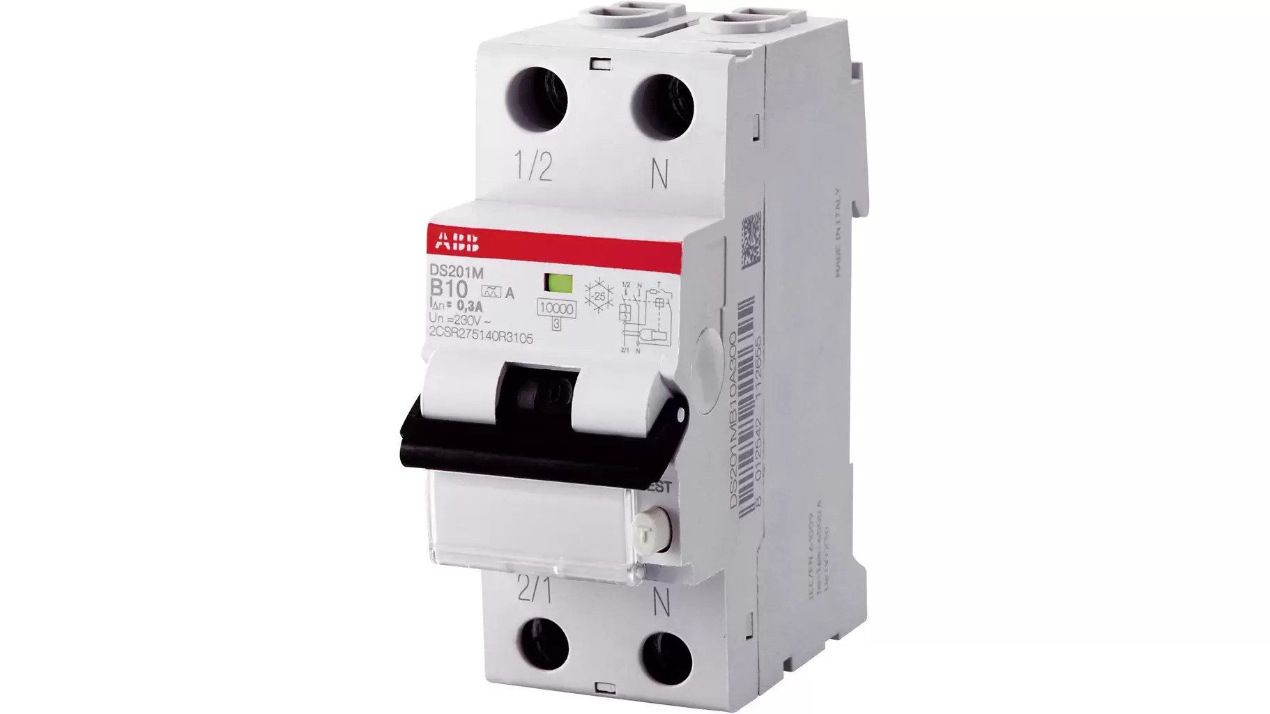 Verteiler ABB FI/LS-Schalter DS201A-B16/0,03,2CSR255180R1165