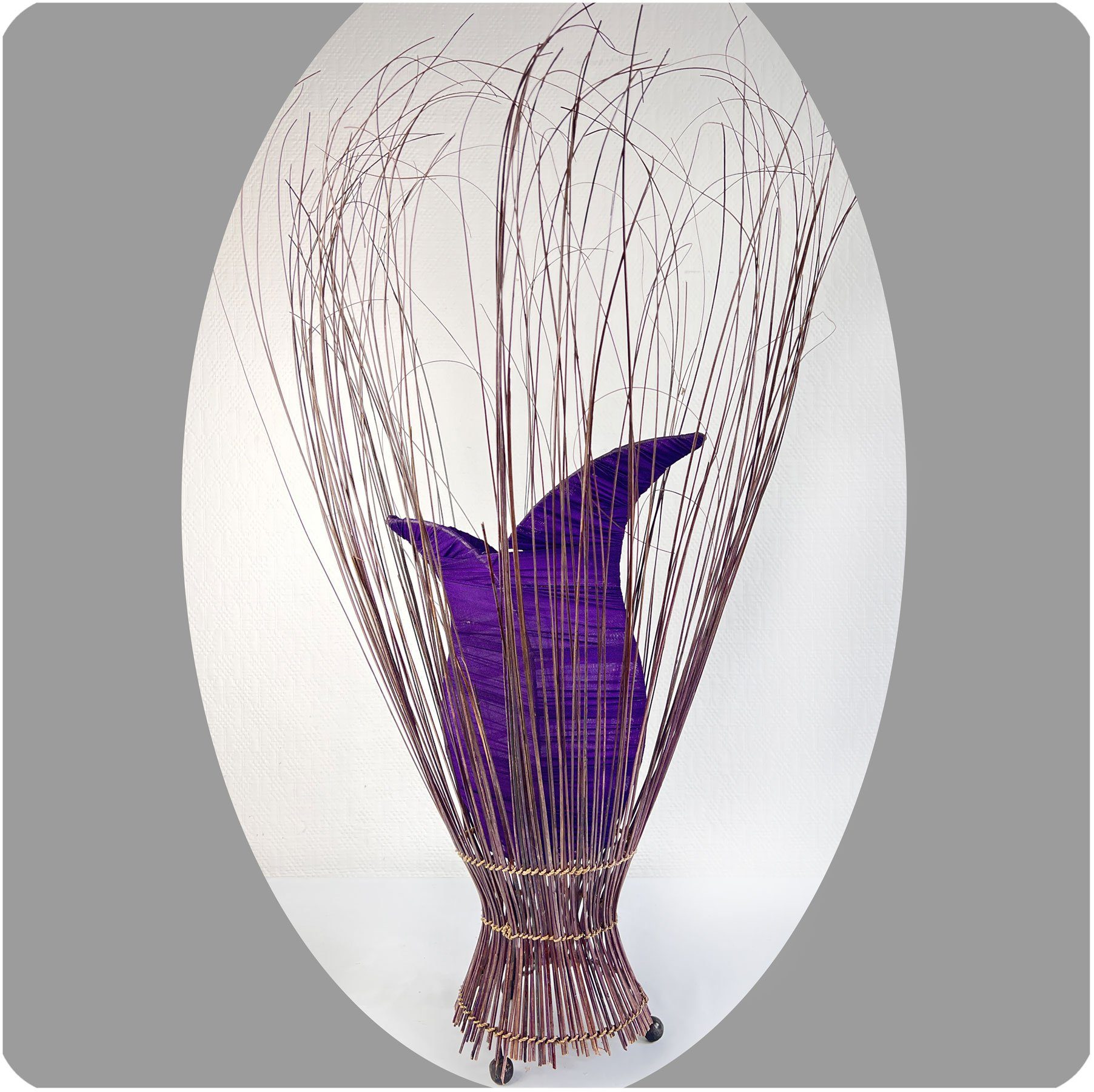 SIMANDRA Stehlampe Tulpe 60 cm, Dekolicht, ohne Leuchtmittel, Warmweiß, Bali-Design