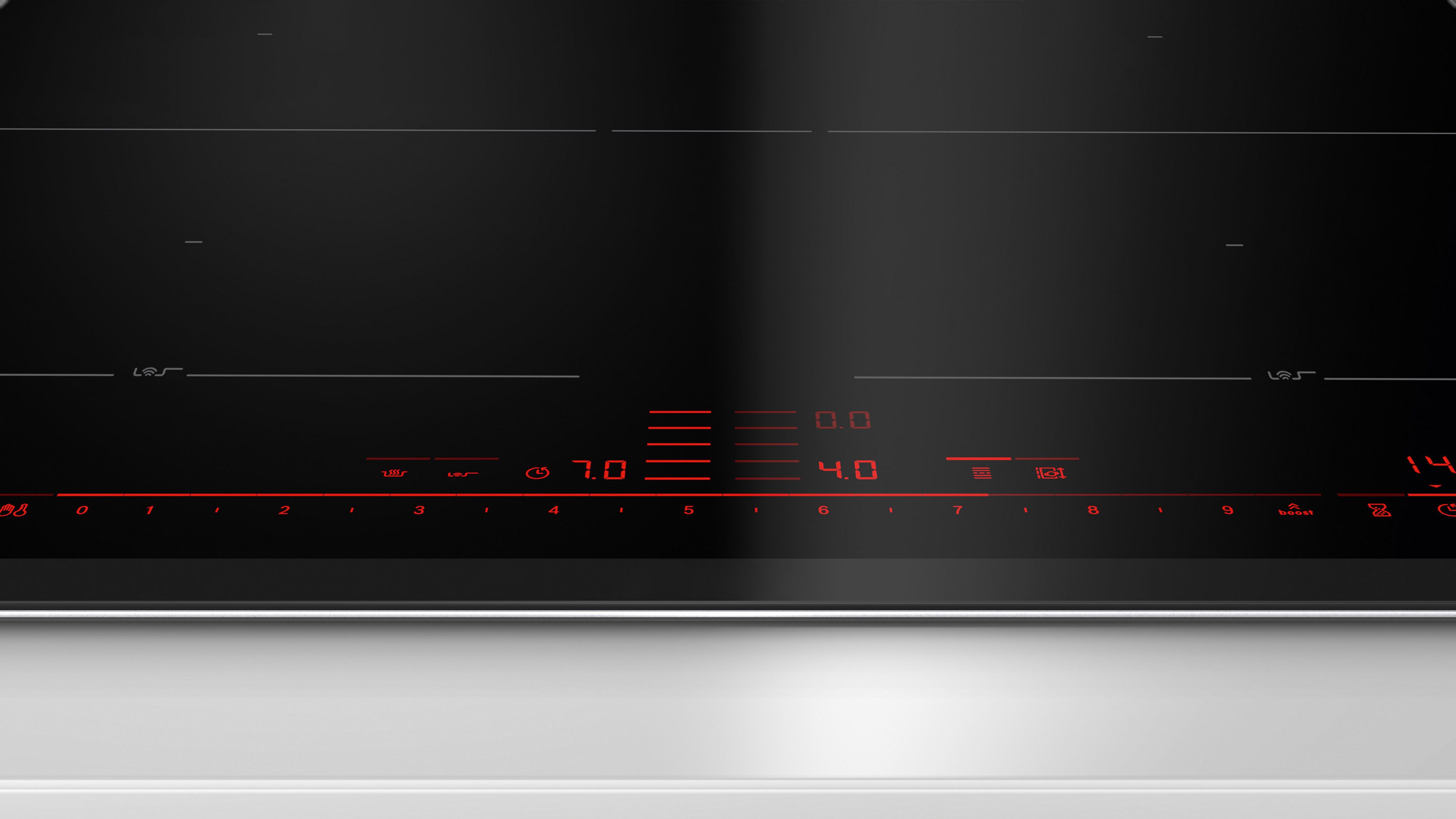 BOSCH Induktions-Kochfeld Serie 8 PXY675DC1E, Beliebiges Platzieren des Kochgeschirrs dank Flex Induction-Kochstelle – Bild 4 von 5