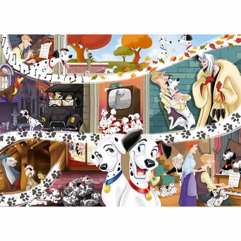 Disney Jumbo Puzzleteile Puzzle 101 1000 Classic Dalmatiner, Collection Spiele