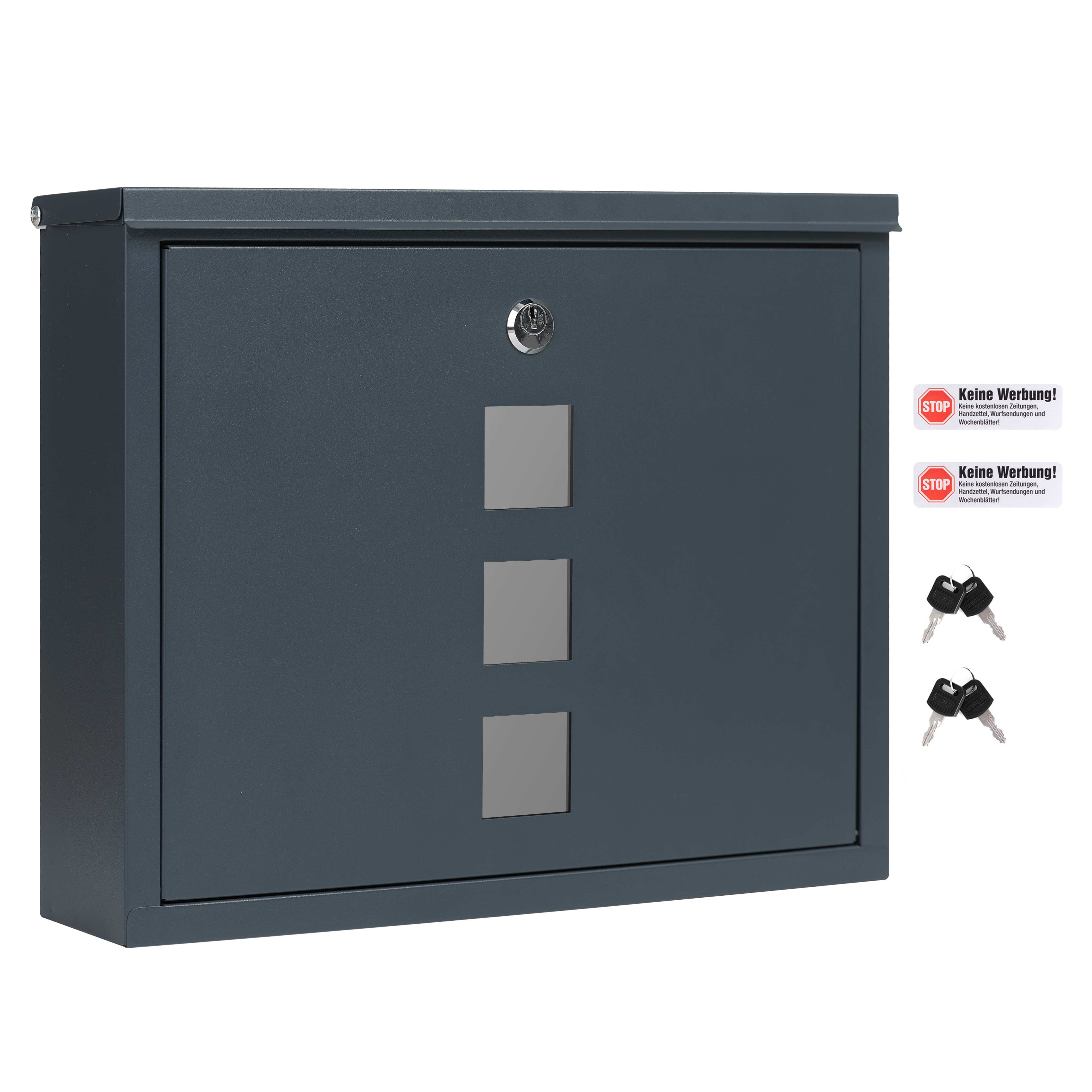 Zedelmaier Wandbriefkasten Briefkasten XXL Wandbriefkasten groß Briefkasten C4