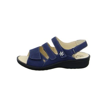Ganter Hera - Damen Schuhe Sandalette Nubuk blau