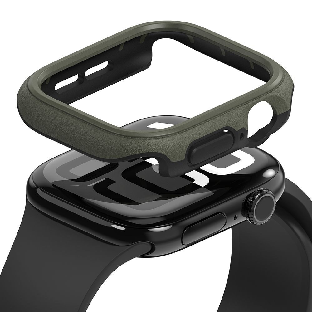 Ringke Smartwatch-Hülle Schutzrahmen Stoßschutz Uhrenschutzhülle 46 mm, PC-TPU-Hybrid, kratzfest, fingerabdruckarm