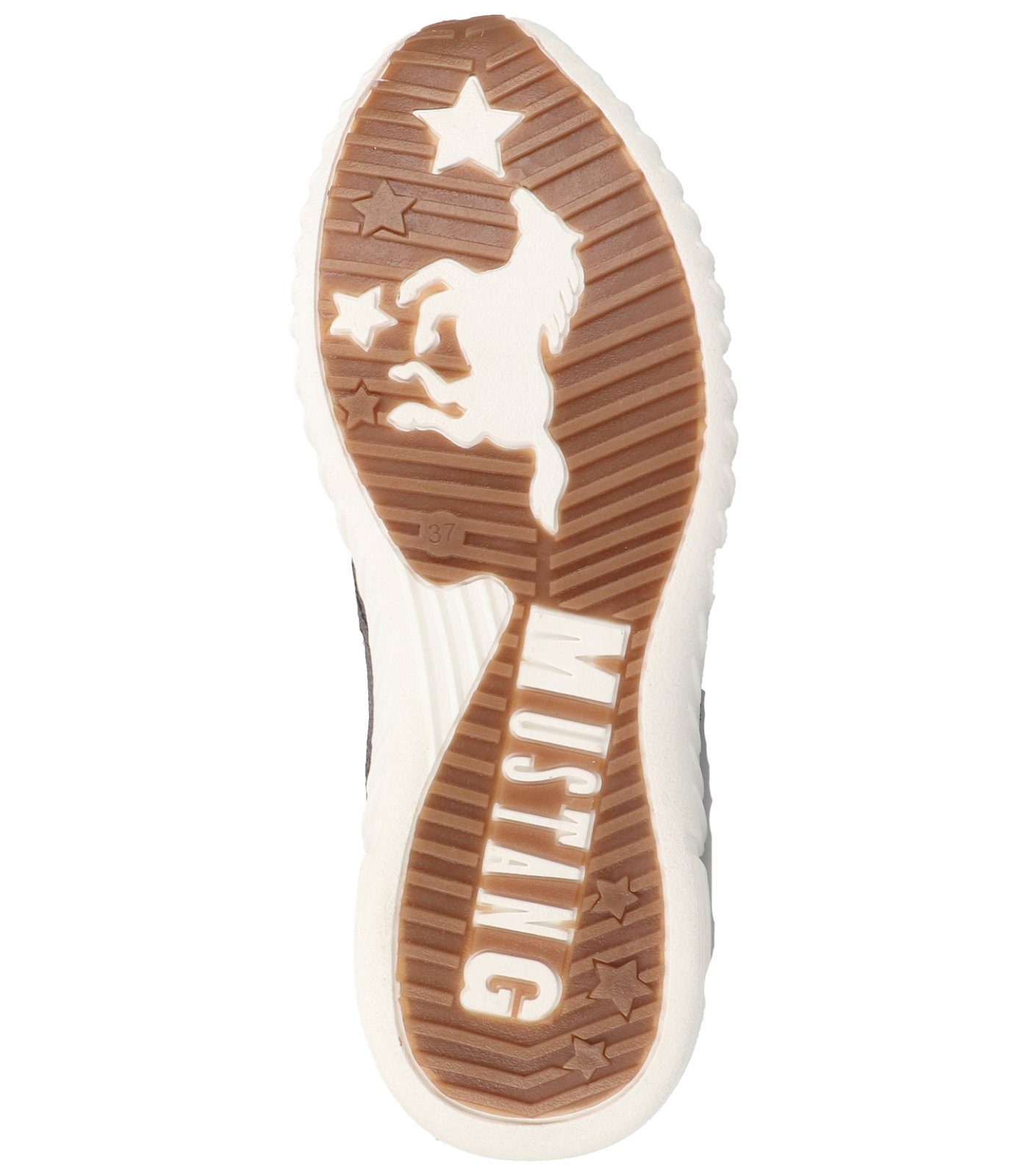 MUSTANG Sneaker Shoes Sneaker Dunkelgrau Mustang Lederimitat/Textil