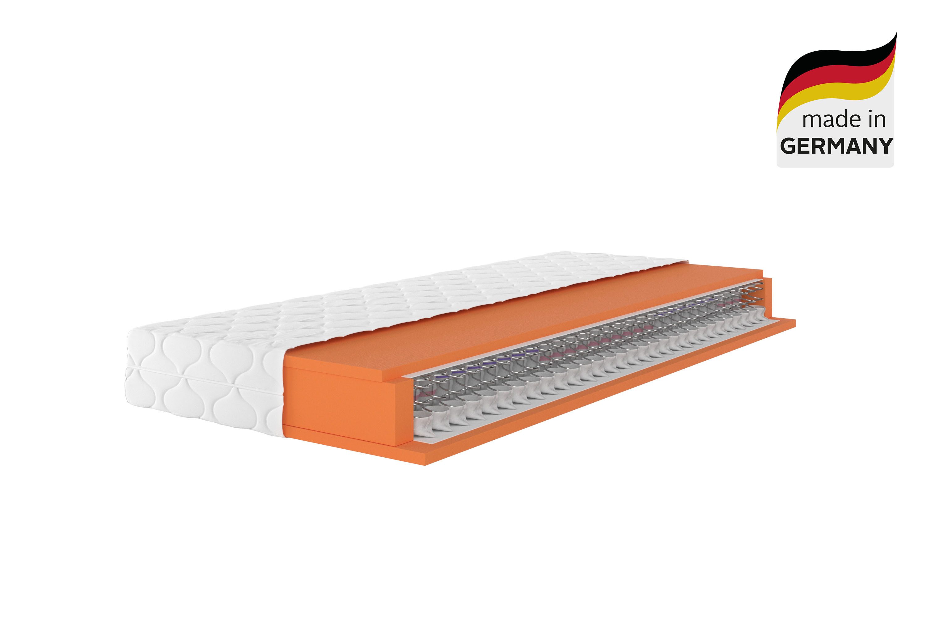 Taschenfederkernmatratze Roan, my home, 16 cm hoch, Matratzen flexibel belastbar bis 100 kg Körpergewicht, atmungsaktiv