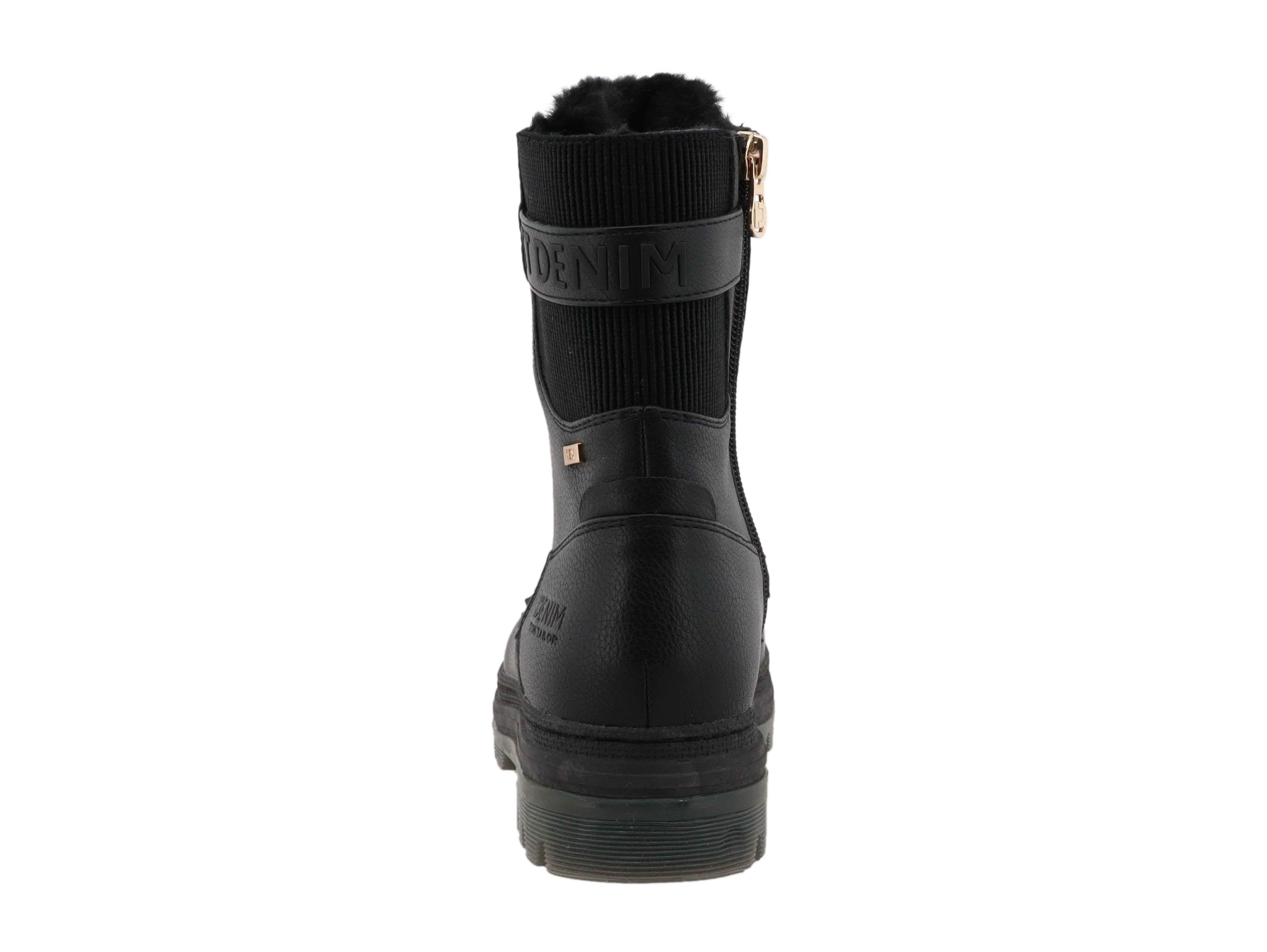 TOM TAILOR Schnürboots Winterstiefel mit Logoprägung an der Ferse