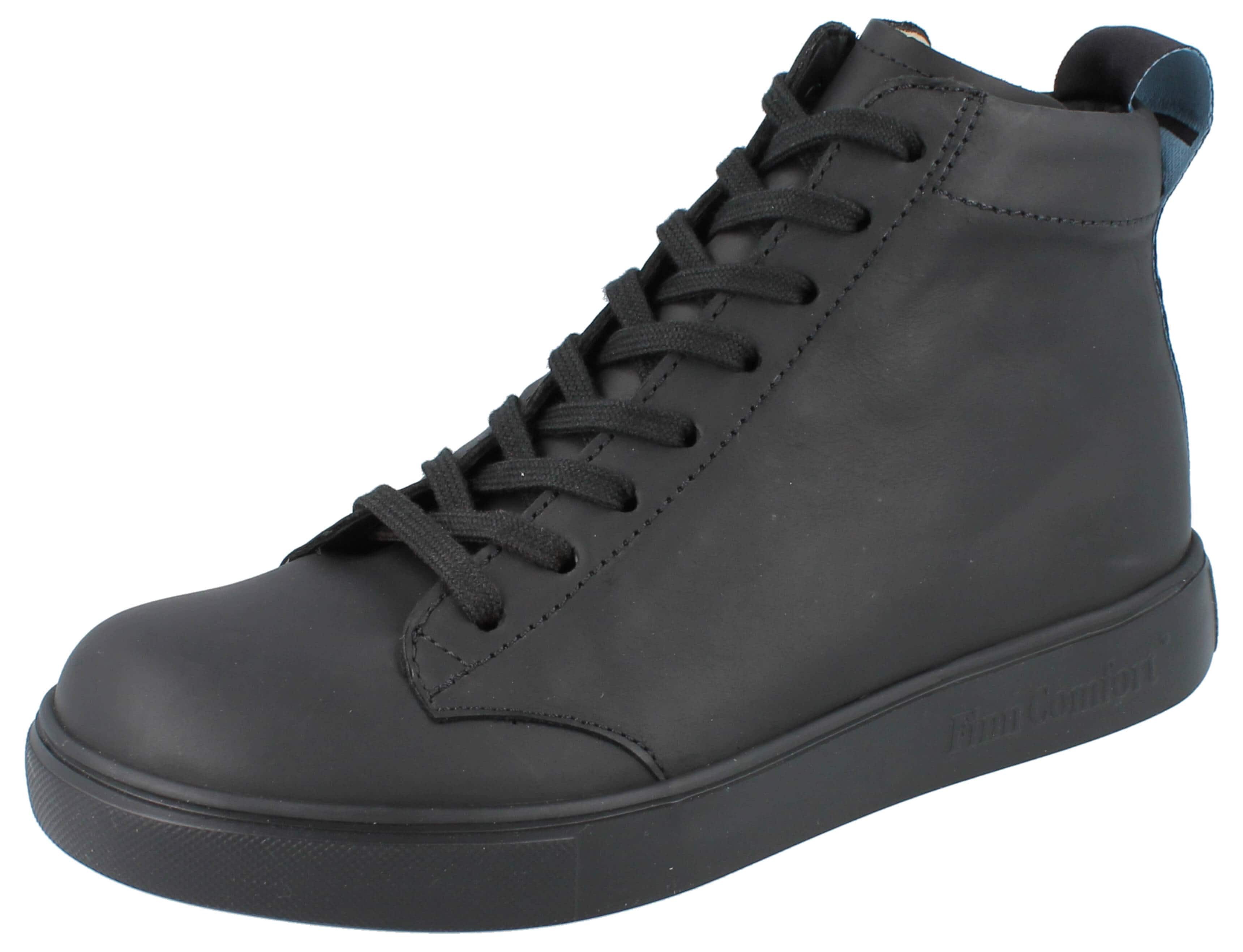 Finn Comfort FINN COMFORT FINNCO Pisco Damen Schnürschuhe knöchelhoch schwarz Stiefel