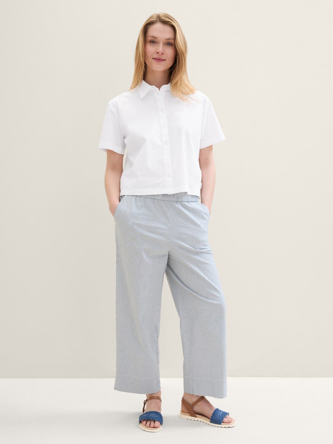 TOM TAILOR Sandale mit Logoprint Riemchensandale günstig online kaufen