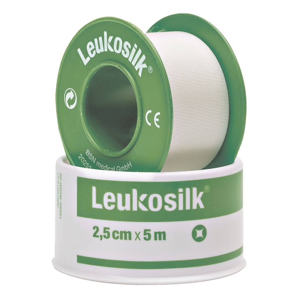 Söhngen Wundpflaster Leukosilk®, Heftpflasterspule 2,5 cm x 5 m