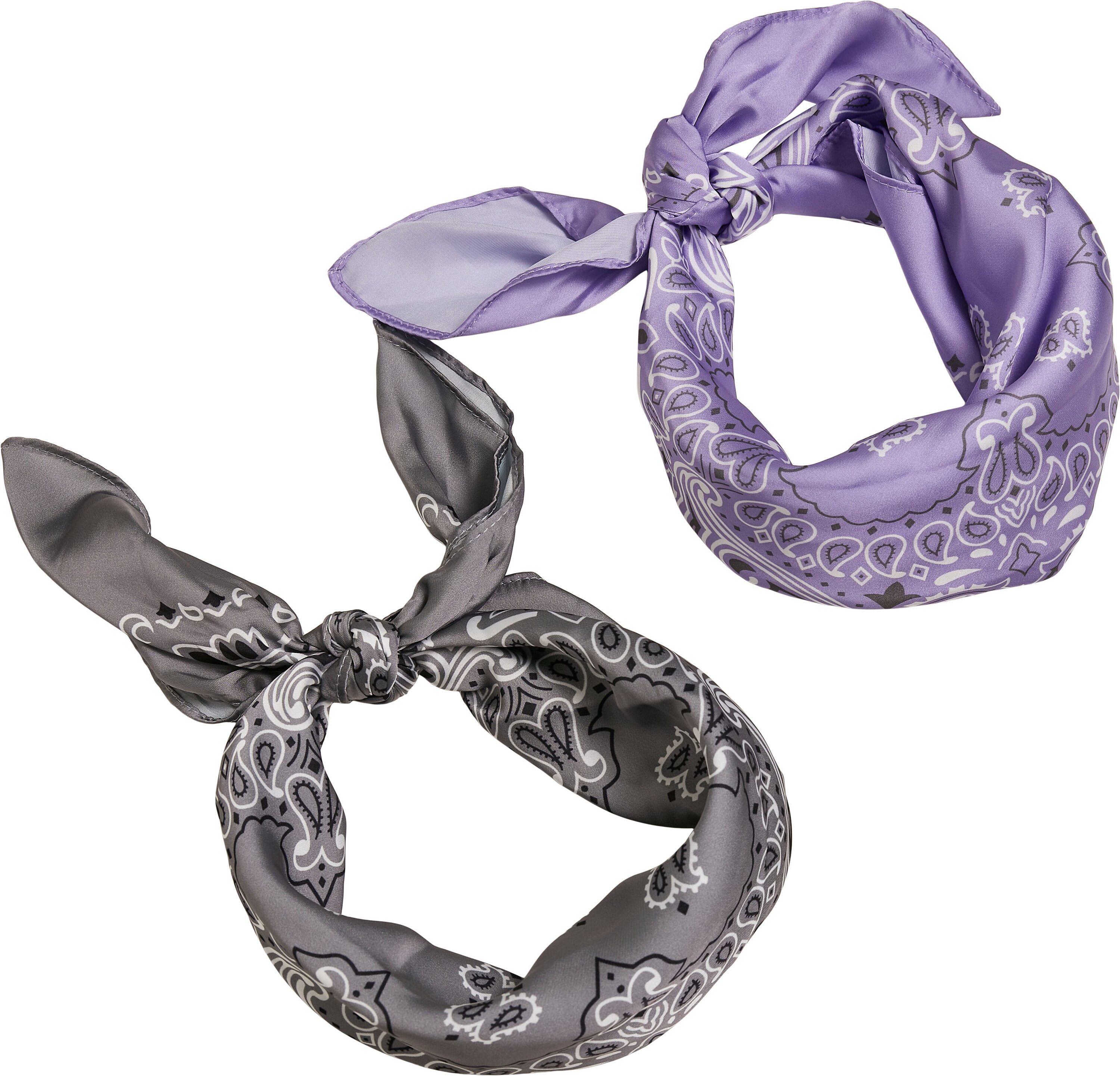 CLASSICS Satin lavender/asphalt URBAN 2-Pack, Unisex Bandana (1-St) Loop