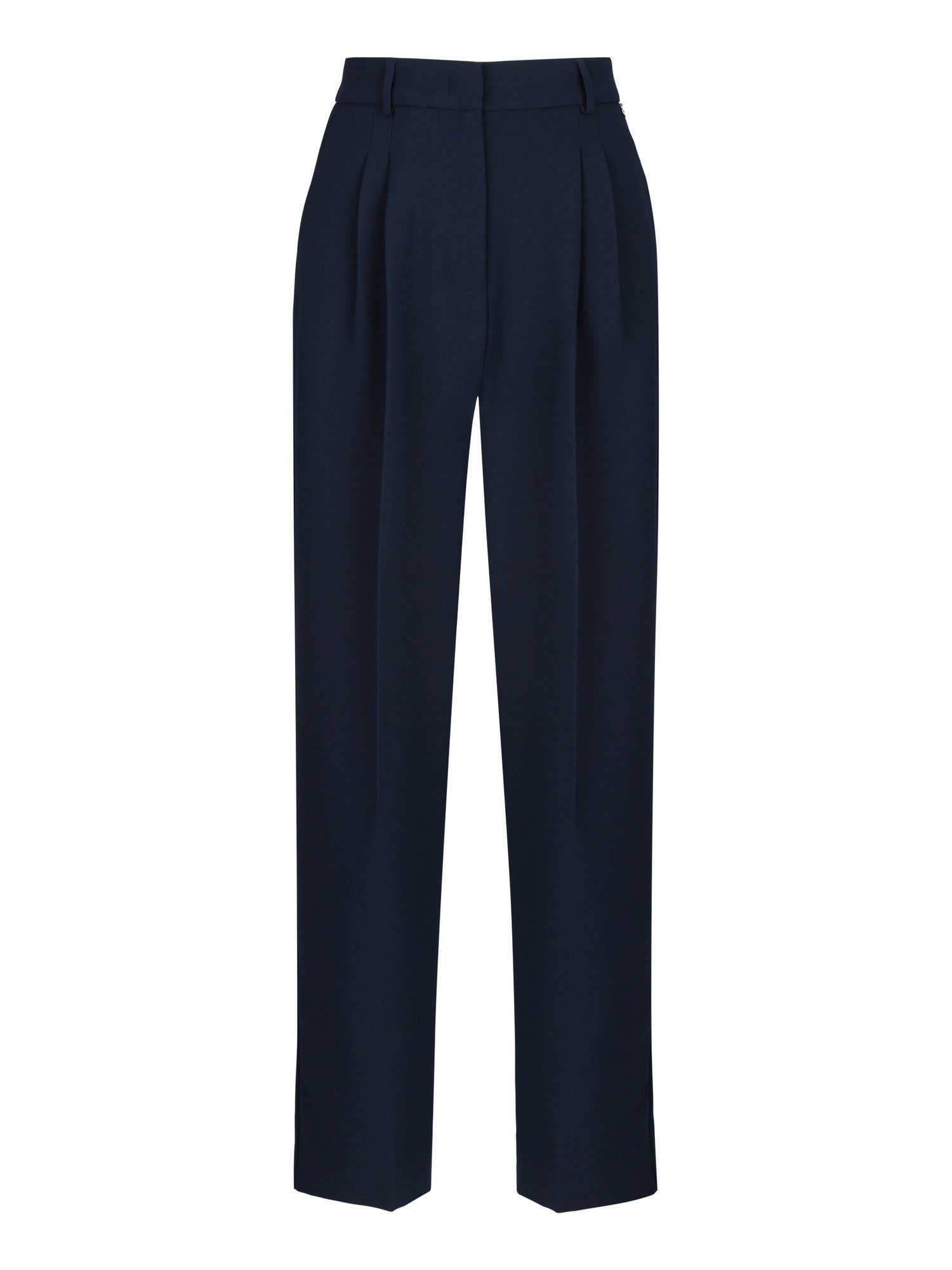 Stoffhose Wide Leg Pleated Pants