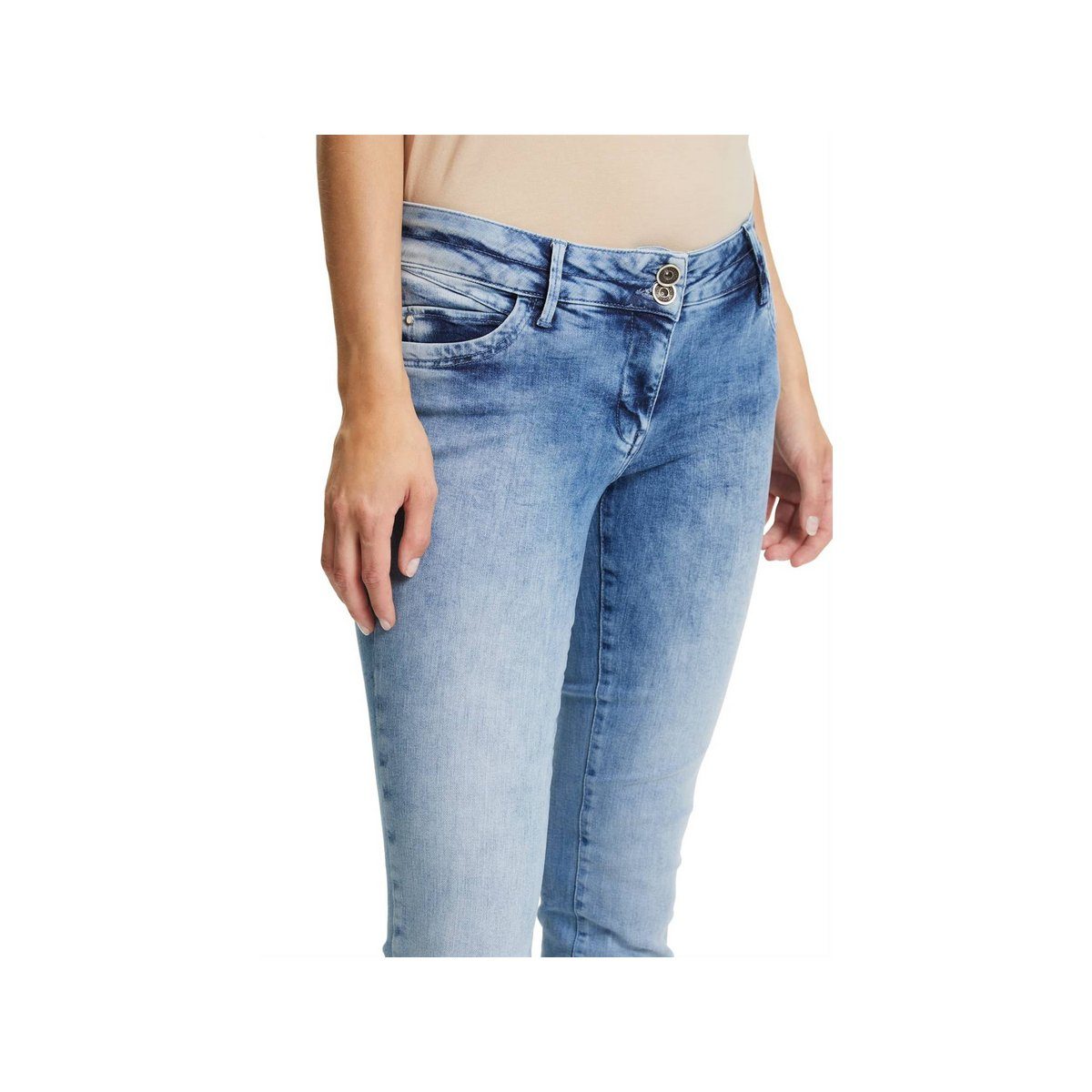 Betty (1-tlg) Slim-fit-Jeans Barclay blau