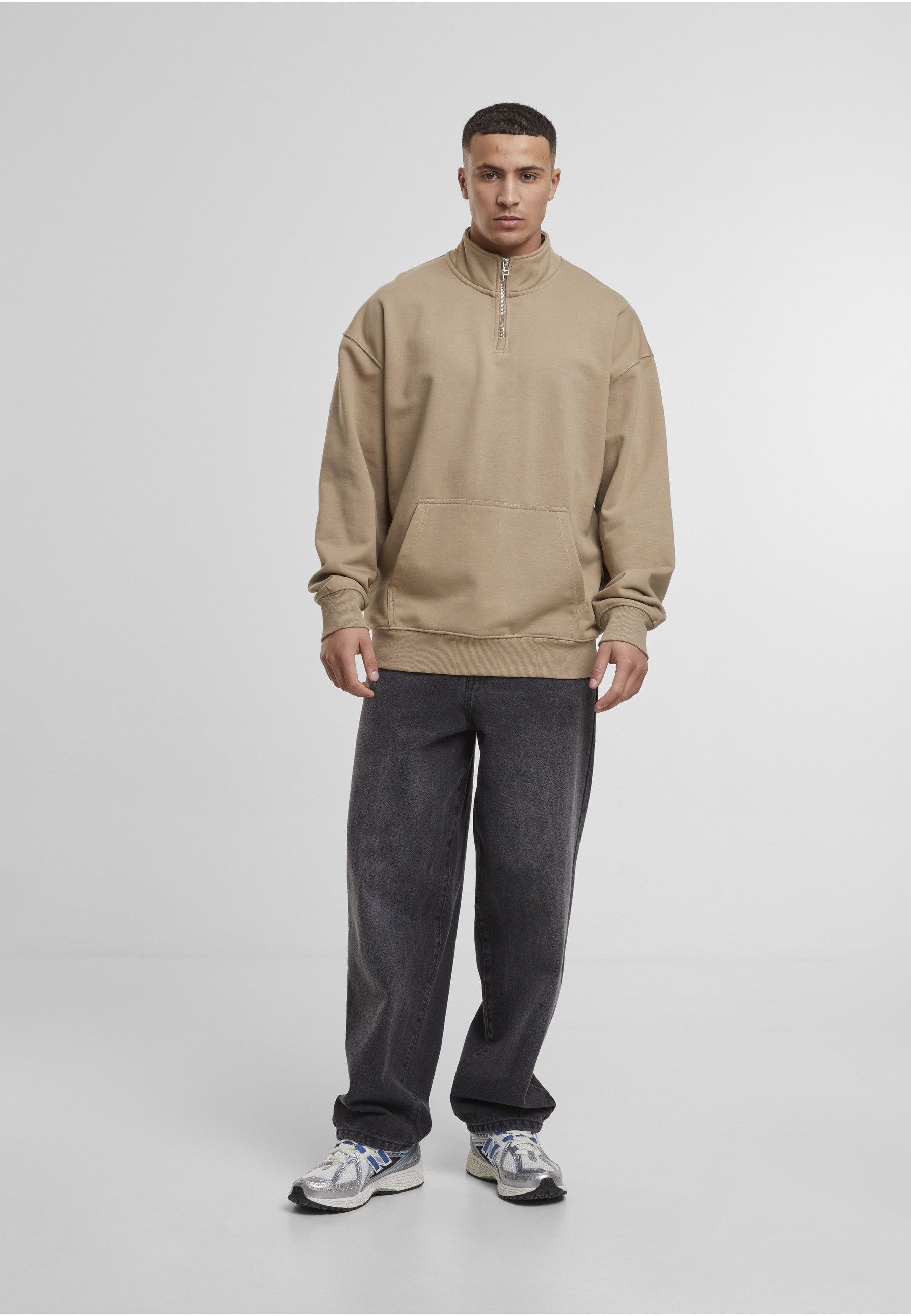 DEF Sweater DEF DEF Zipper Crewneck (1-tlg)
