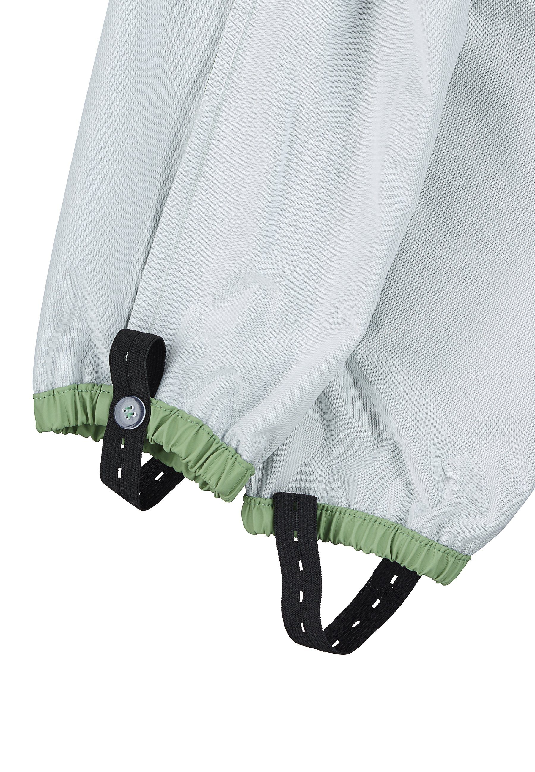 (1-tlg., mit Druckknöpfen, Matschhosenträger Sterntaler® grün verstellbar ungefüttert mit Regenträgerhose mit Kinder Regenhose Regenhose süßen Regenträgerhose Motiven) Hosenträger Reflektoren,