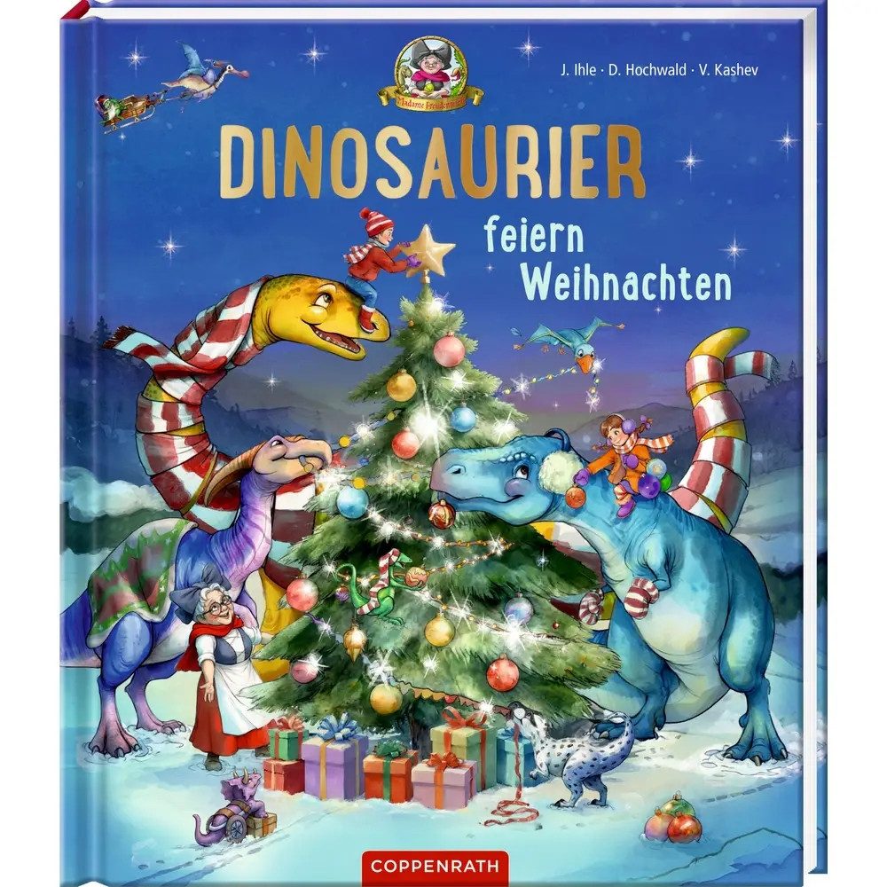 COPPENRATH DIE SPIEGELBURG Zeichenalbum Dinosaurier feiern Weihnachten (Bd. 6)