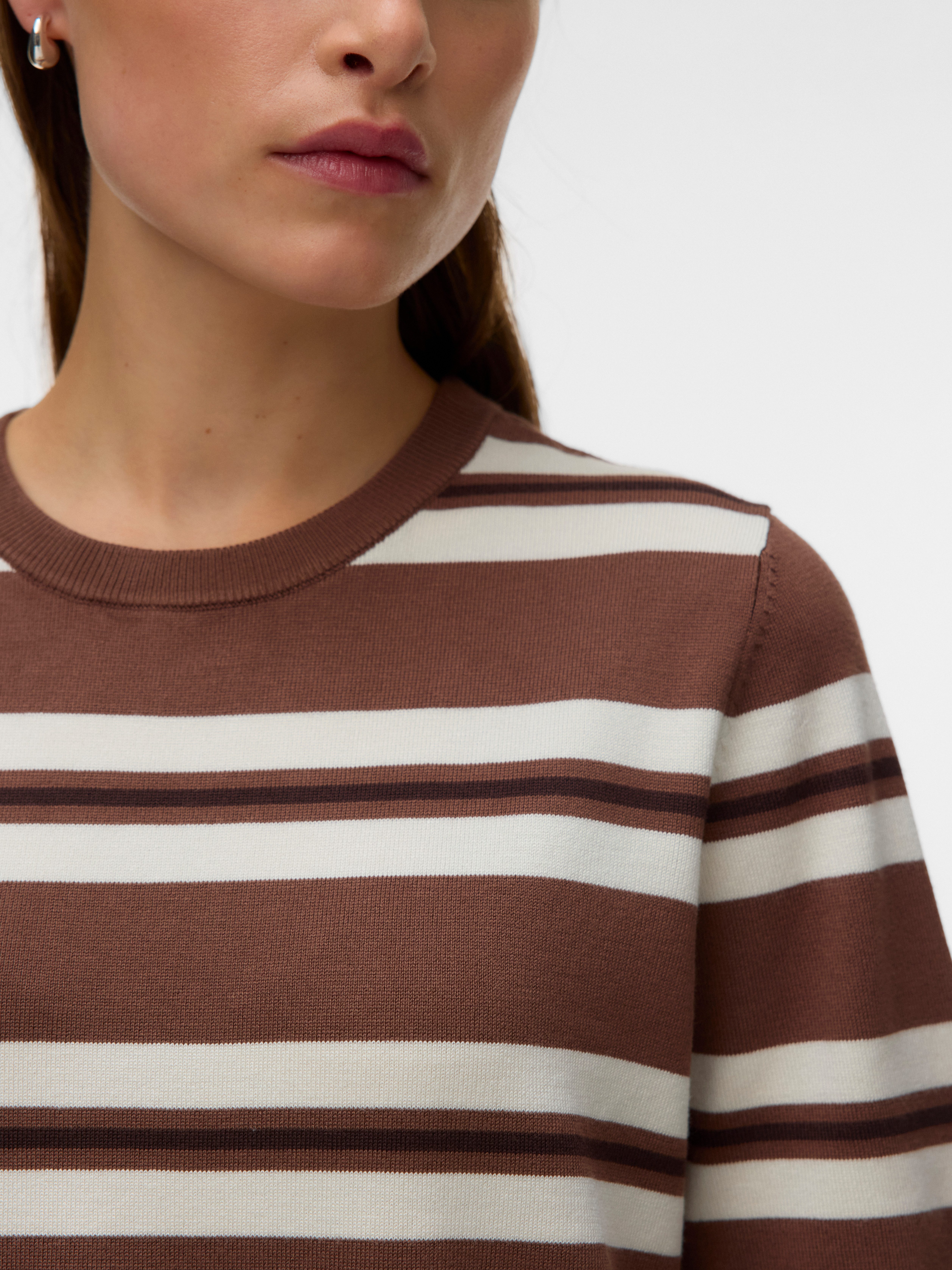 Vero Moda Kurzarmpullover VMSILJE 2/4 O-NCK OVERSIZE PULL GA NOOS Viskosemischung, oversize