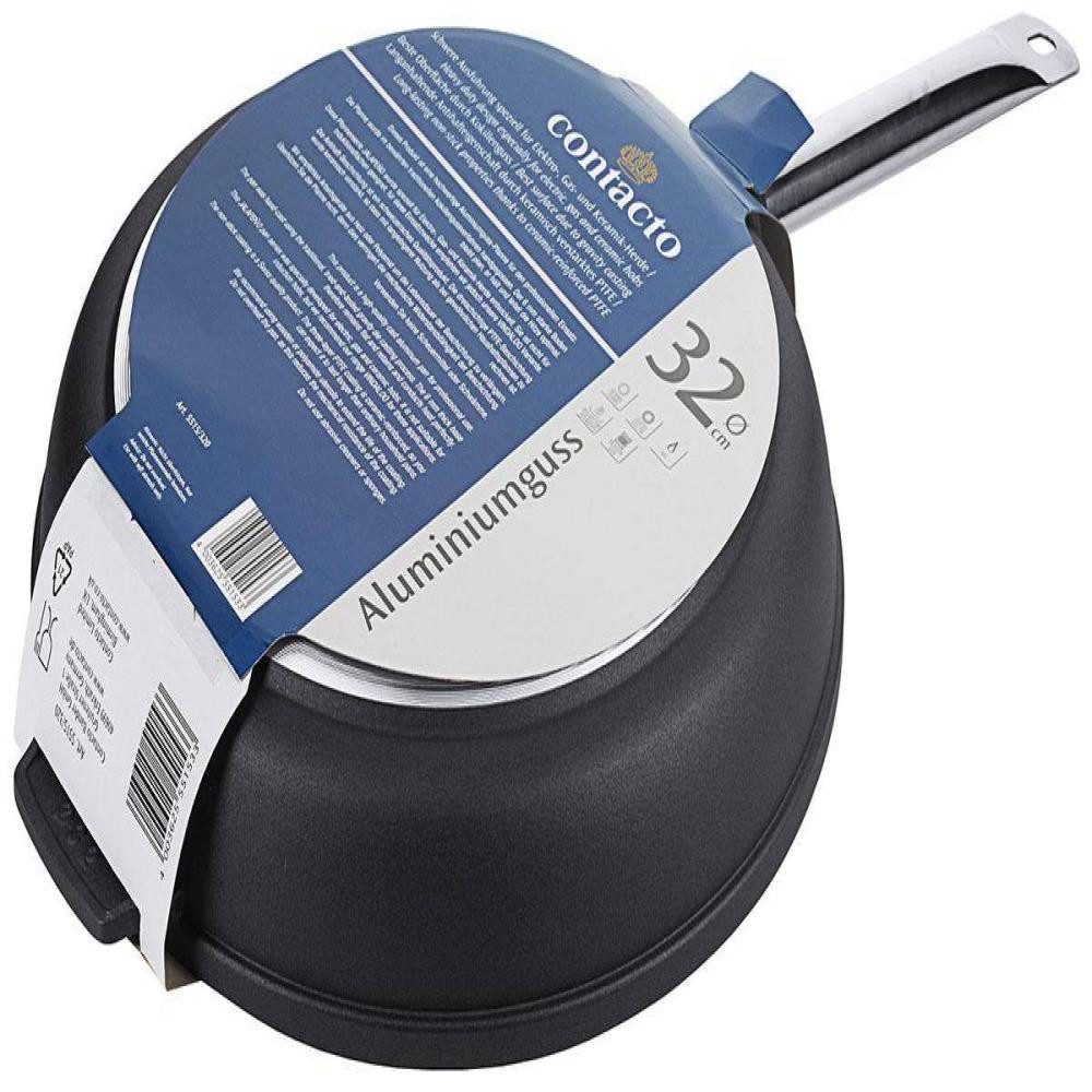 Contacto Bratpfanne Contacto Edelstahl Bratpfanne 32 cm Aluminiumguss mit Antihaft
