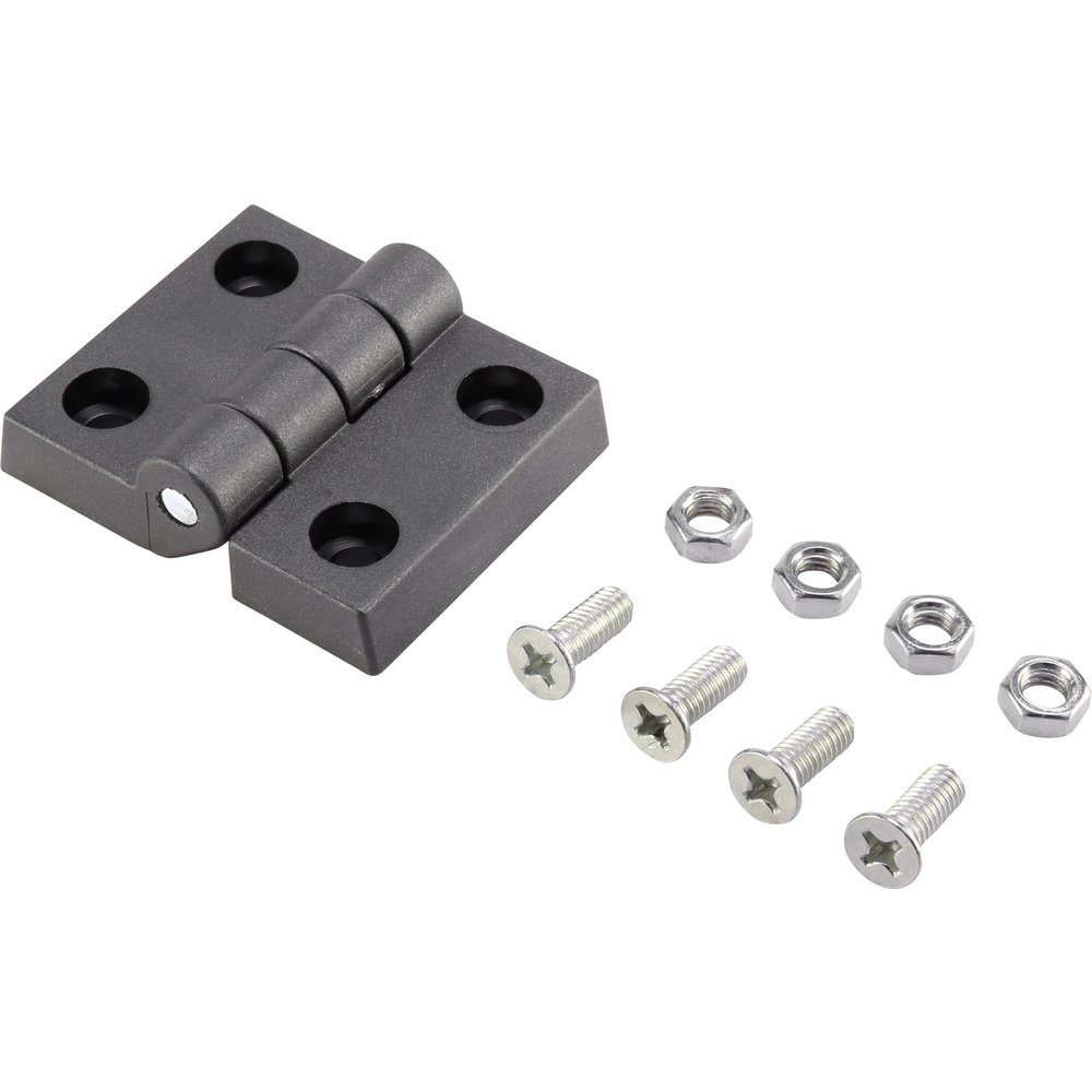 Montagezubehör Basetech Kunststoff-Scharnier 62x50x10mm 62 mm 1 St.