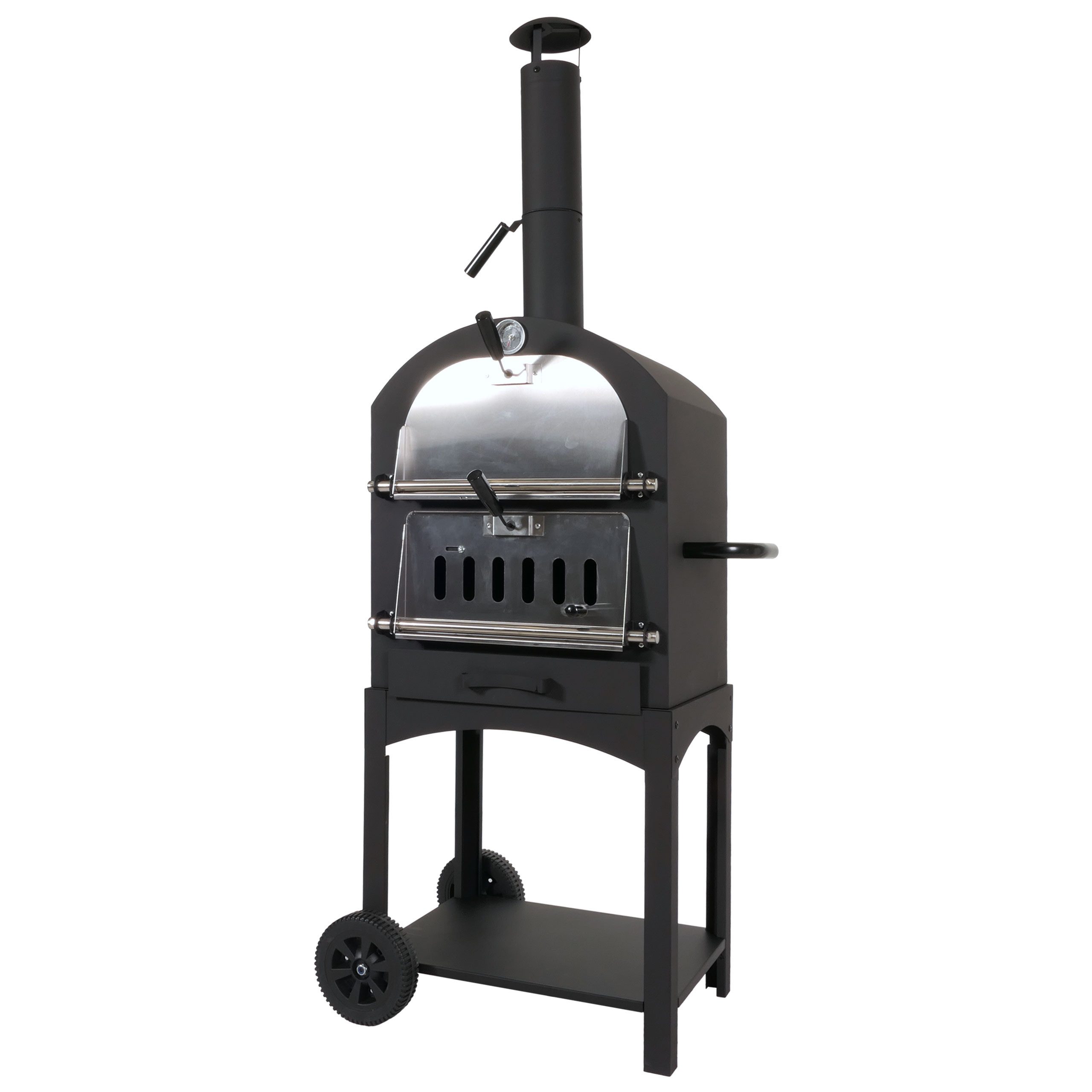 MCW Grillkamin MCW-N15-P, Hitzebeständig durch Hochtemperaturlackierung