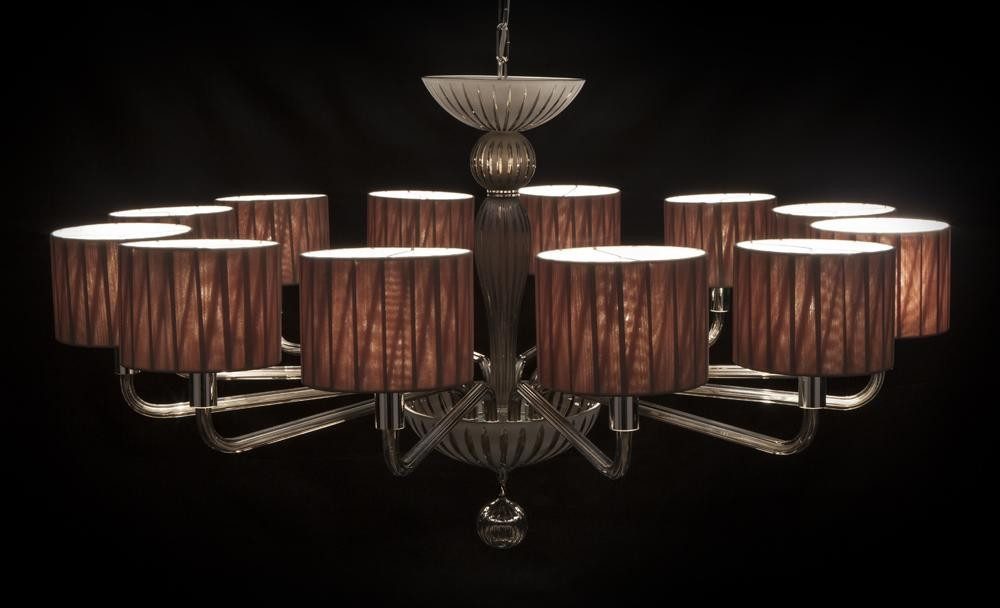 JVmoebel Hängeleuchte Kristall Pendelleuchte Elite Bohemia in edlem Design, Transparent-Amber, Made in Europa