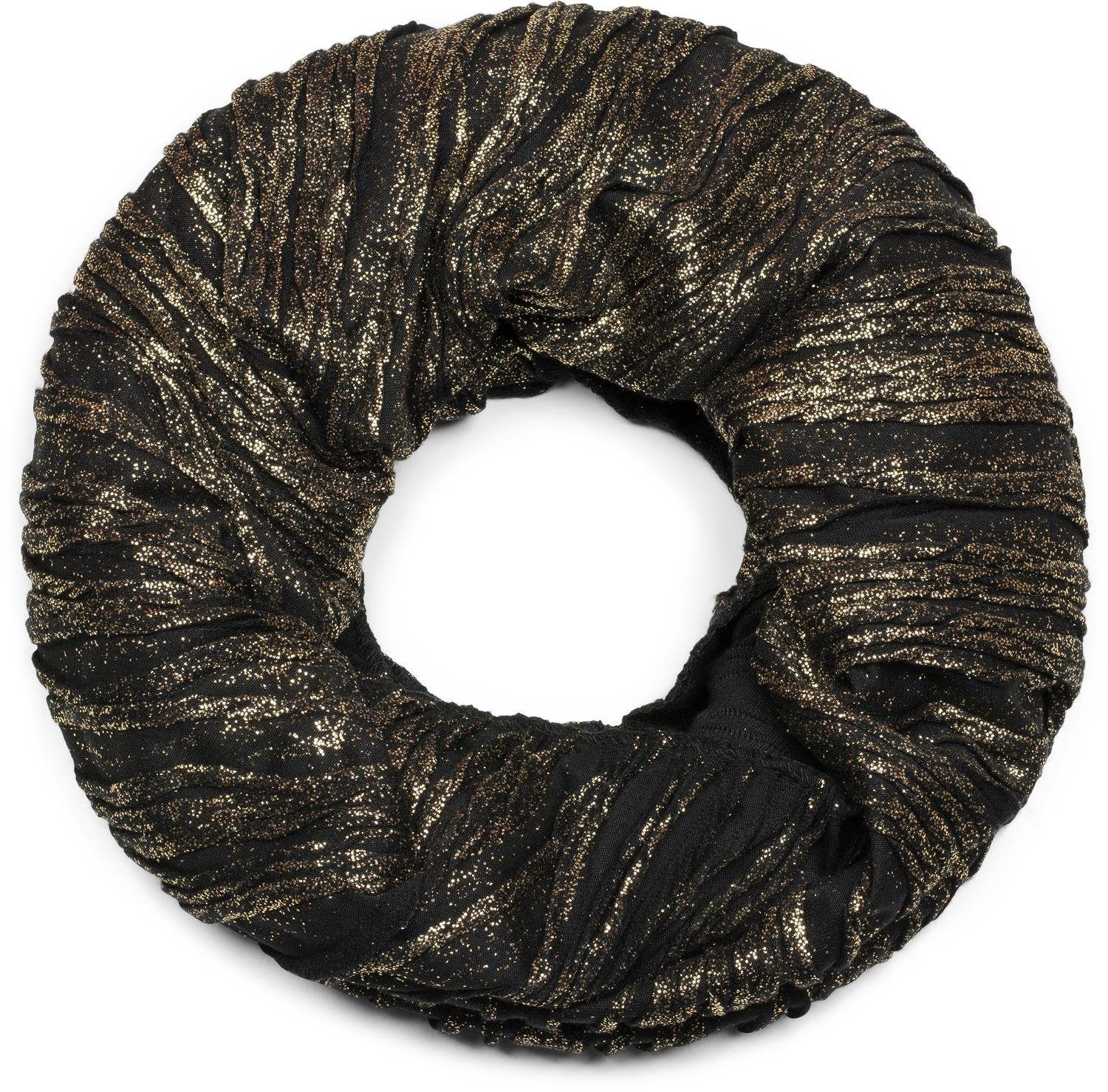Loop Loop Schal mit Falten und Glitzer