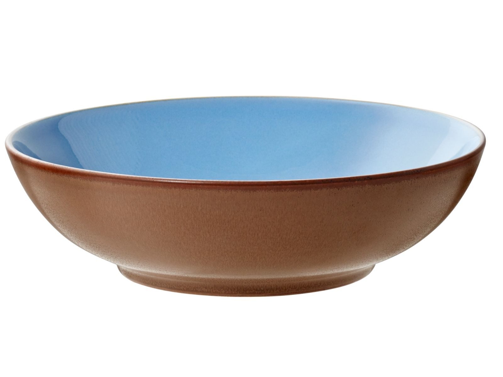 Bitz Salatschüssel Salatbowl Wood/Ocean 24 cm, Steinzeug, (Salatbowls), Salatschüssel Wood 24 cm Wood/Ocean Steinzeug
