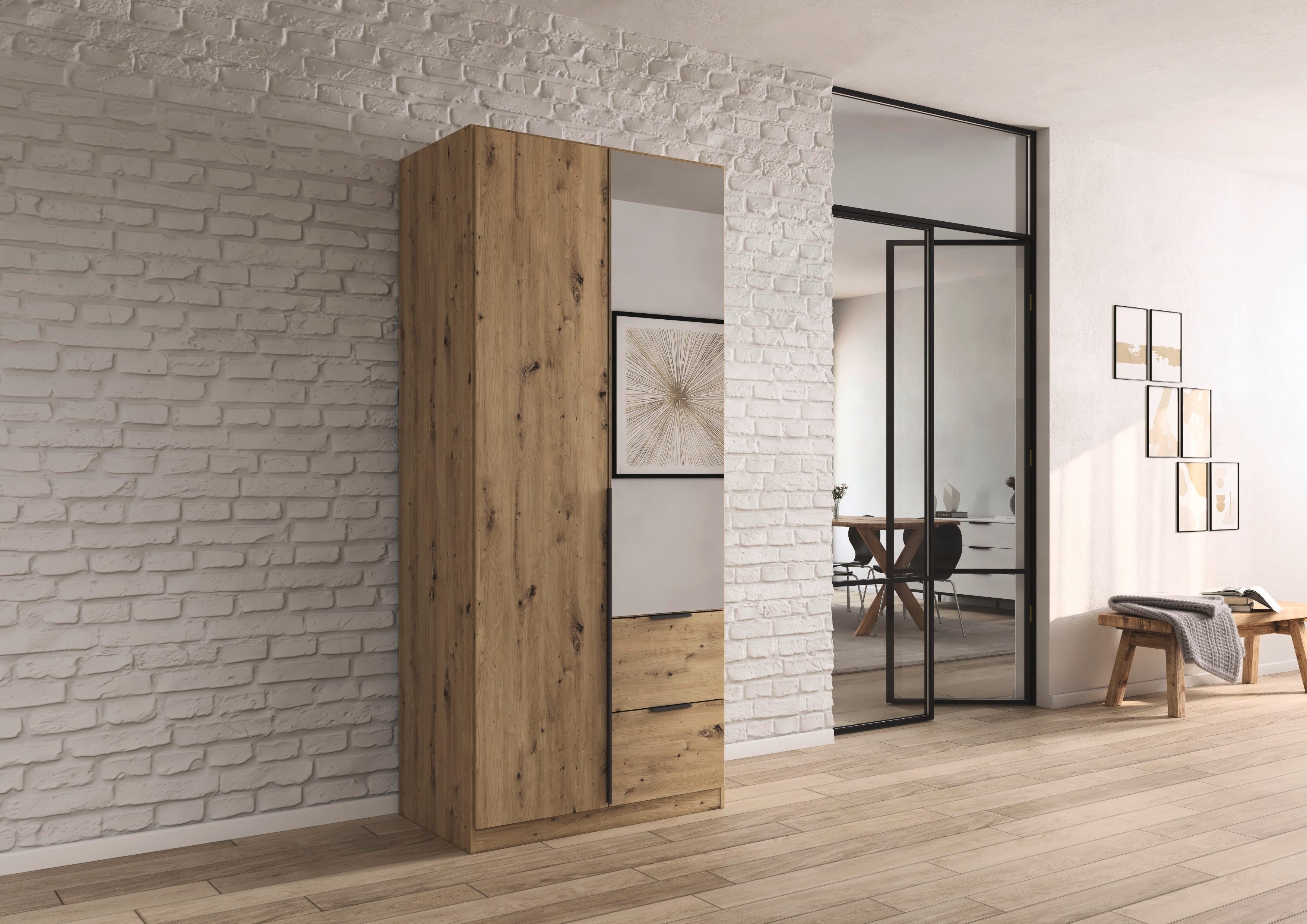 rauch Drehtürenschrank Kleiderschrank Schrank Garderobe AGORDO günstig online kaufen