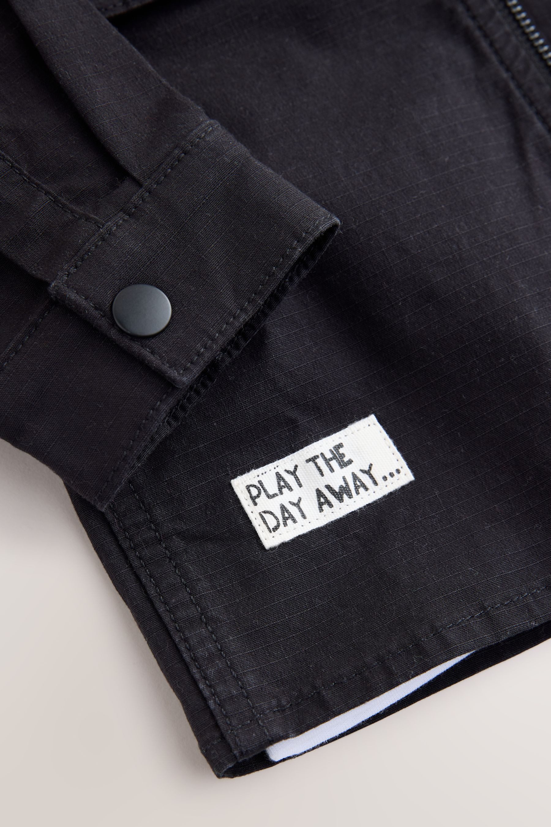 Next Kapuzenpullover Twill-Hemdjacke und T-Shirt im Set (2-tlg)