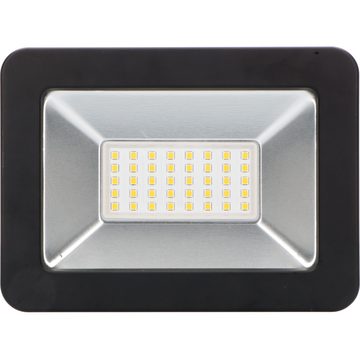 LED's light LED Flutlichtstrahler 0310704 LED-Außenstrahler, LED, schwarz 30 Watt neutralweiß IP65