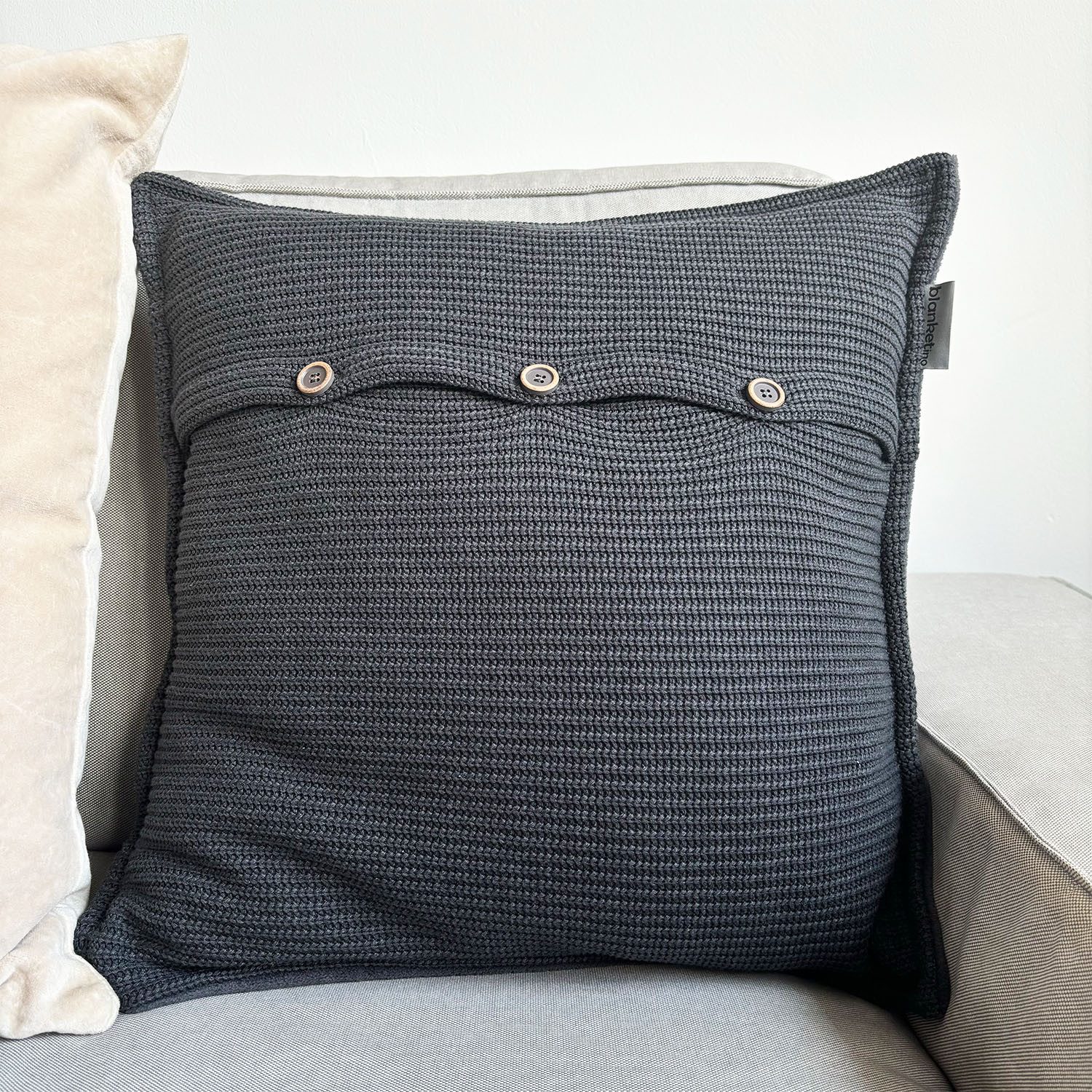 blanketino Dekokissen Kissen mit Strickmuster, Kissenhülle günstig online kaufen