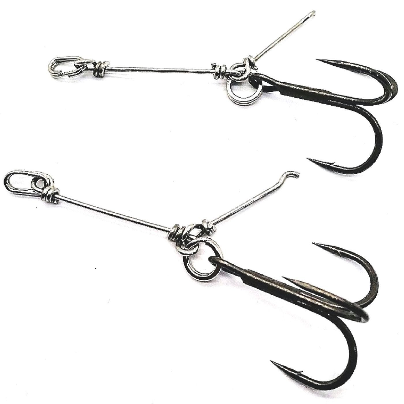 Pikecraft Drillingshaken Pikecraft The Flex Stinger Rig M Gr. 1/0 - 2 Stingerhaken