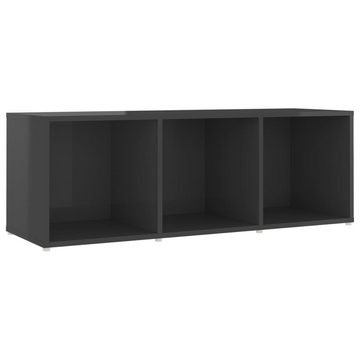 vidaXL TV-Schrank 5-tlg. TV-Schrank-Set Hochglanz-Grau Holzwerkstoff (1-St)