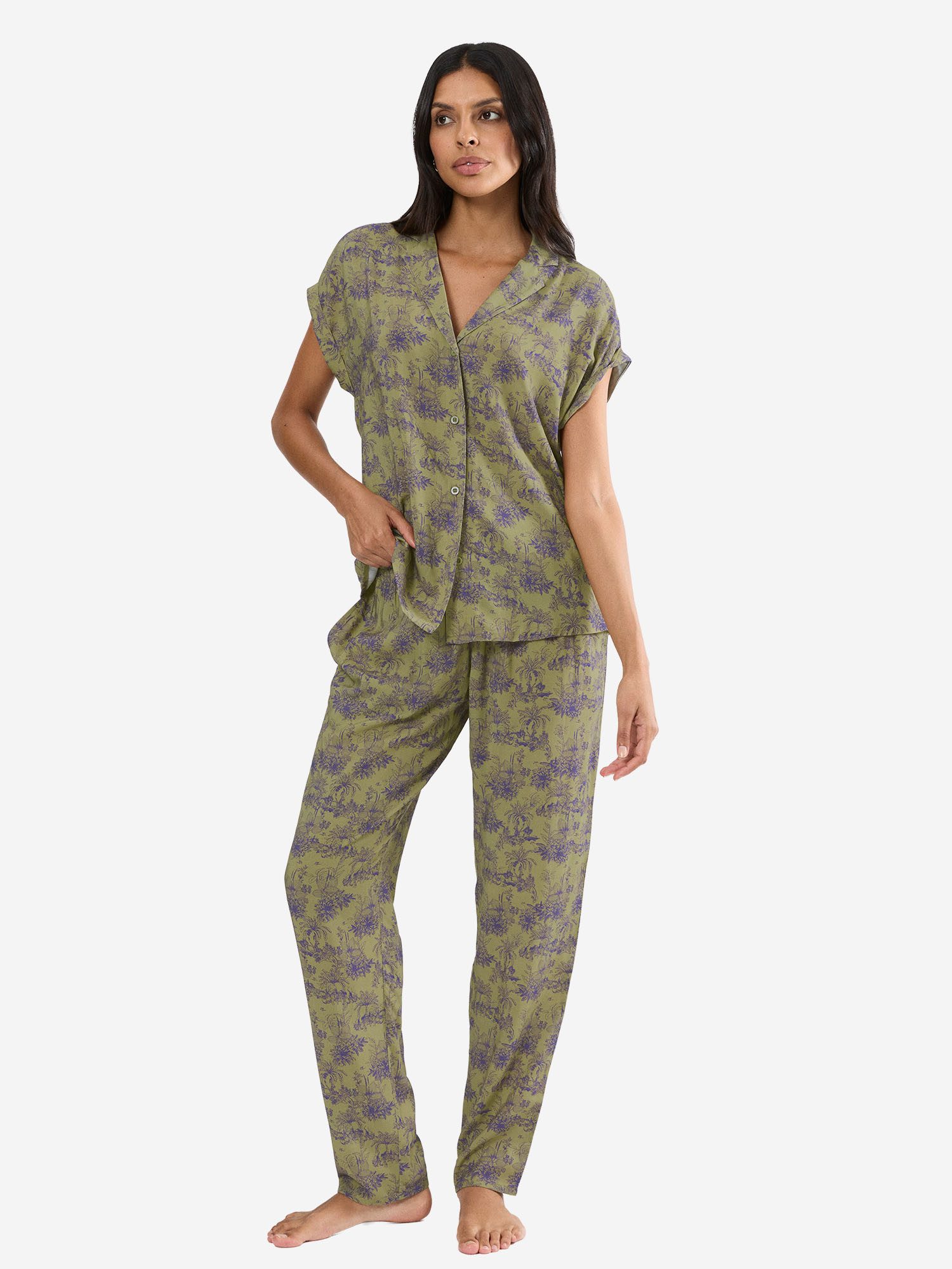 Triumph Pyjama Red Label Boyfriend Fit (2 tlg) Schlafanzug, Pyjama Set, Nachtwäsche