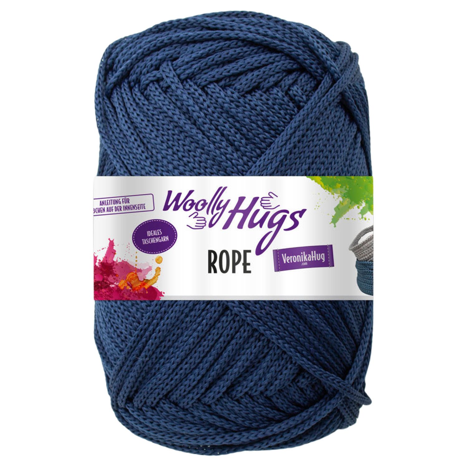 Woolly Hugs Woolly Hugs ROPE 200 g vielseitiges und ideales Taschengarn 140 m Häkelwolle, 140 m (vielseitiges und ideales Taschengarn), 200 g