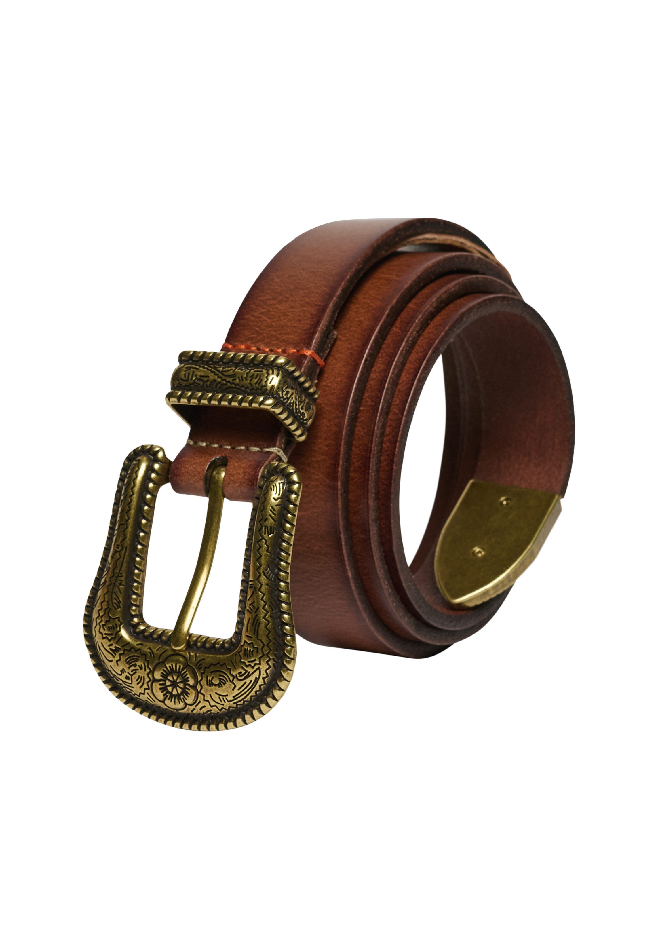 Superdry Ledergürtel SKINNY WESTERN BELT aus Büffelleder, mit Casual Passform, unifarbenes Design