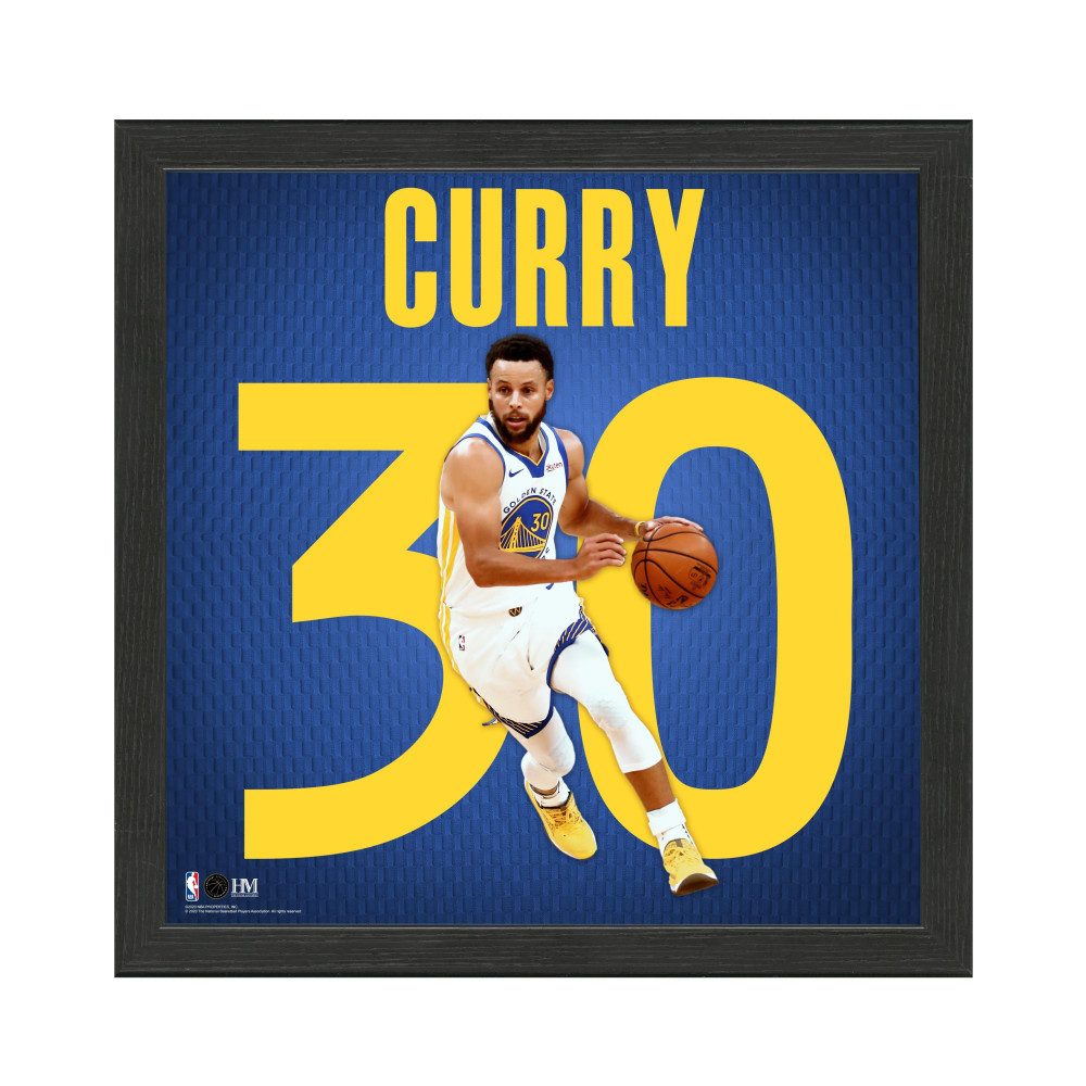 Golden State Warriors Golden State WarrStephen Curry Impact Jersey Frame