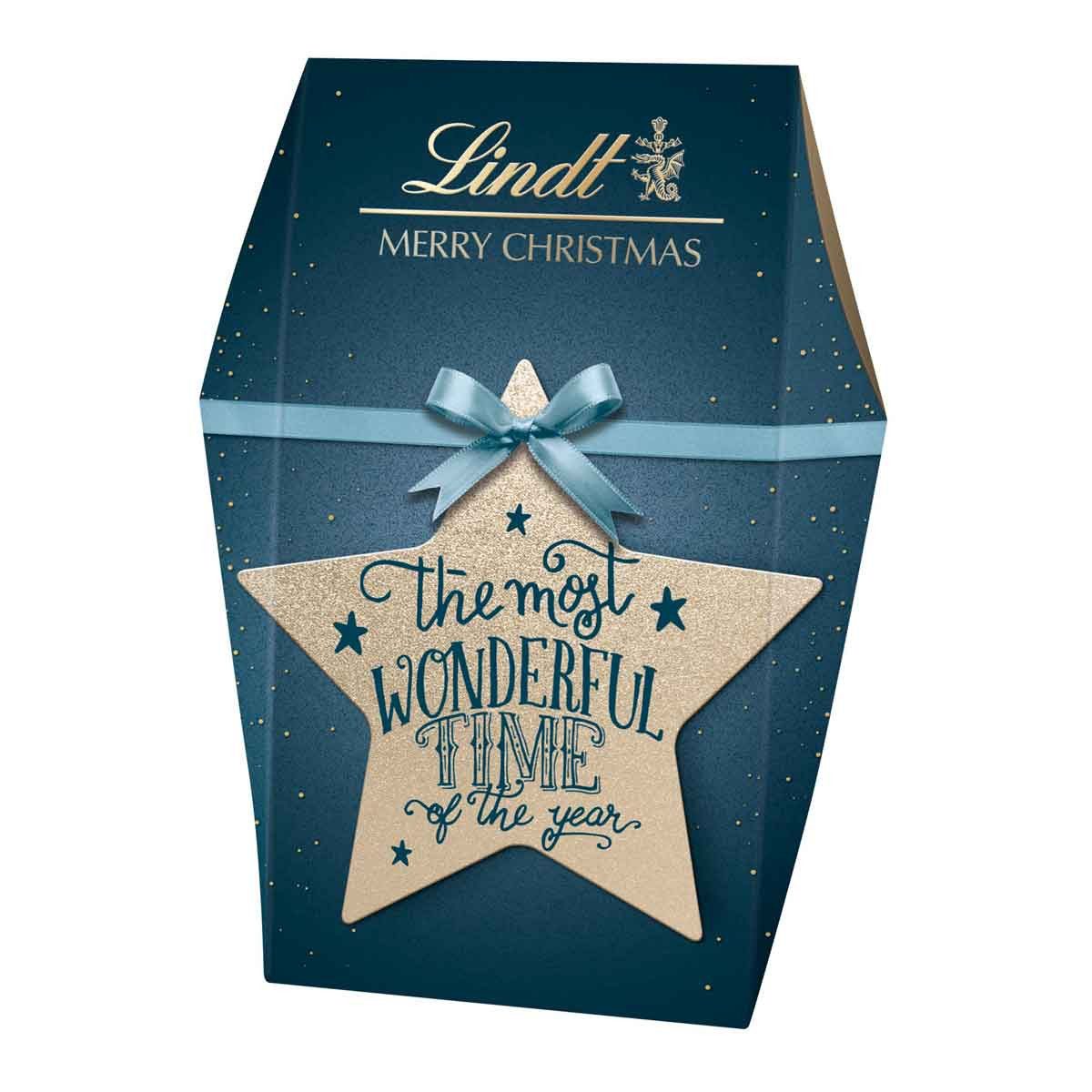 LINDT Schokolade, Lindt Kalligrafie Xmas Tasche mit leckeren exclusiven Pralinen 141g